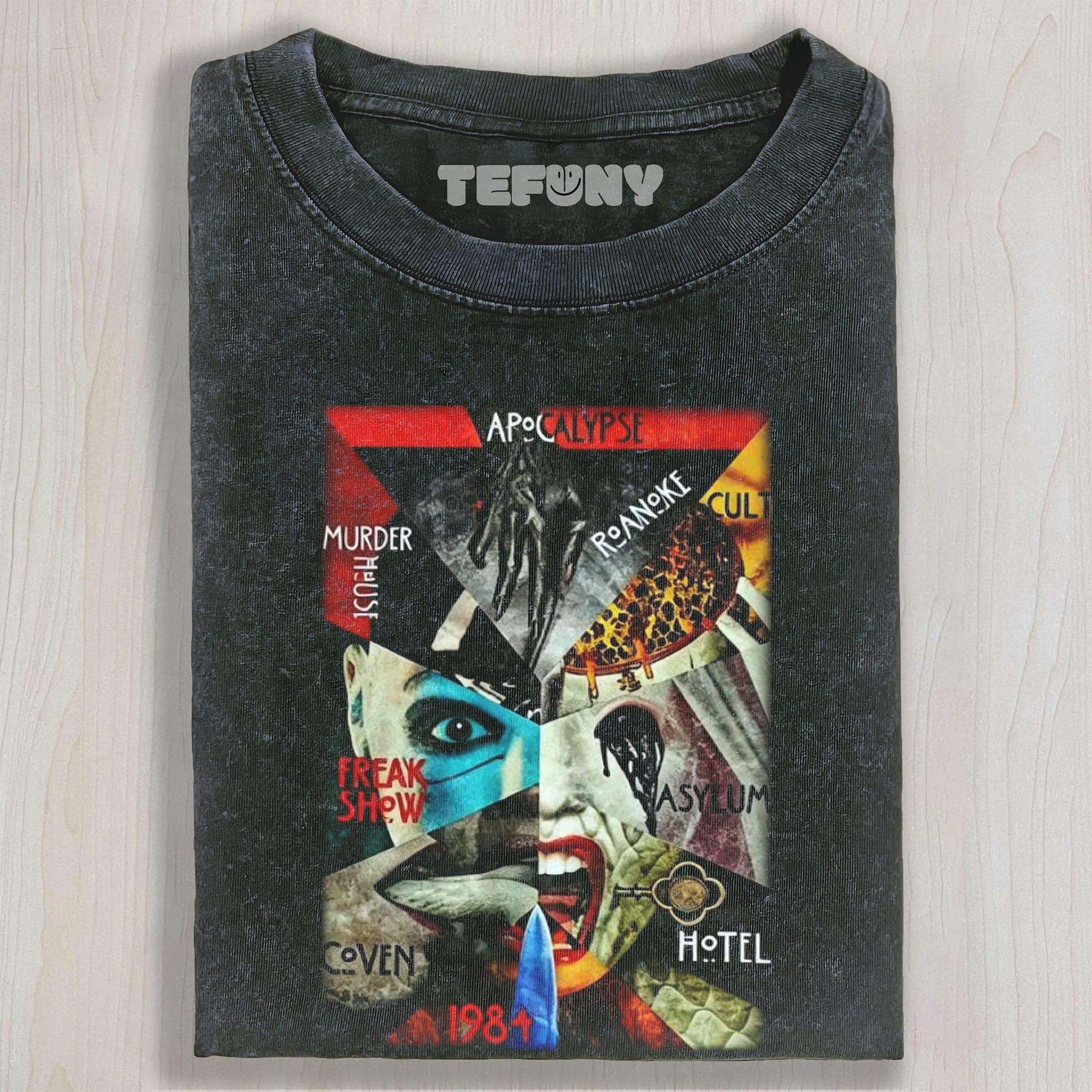 RETRO MULTIFIGURE GOTHIC SPOOKY UNISEX TEE, TANK TOP, LAYERED LS, SWEATSHIRT & HOODIE