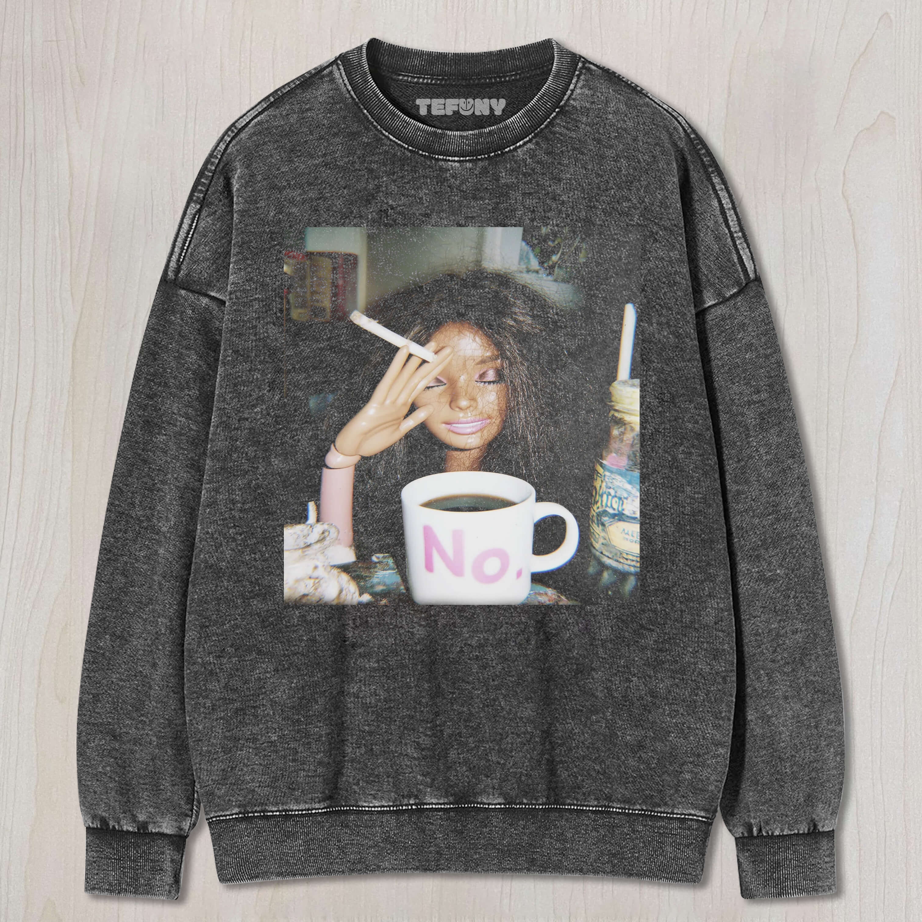 RETRO SMOKING AFRO BARBIE TEE & SWEAT & HOOD