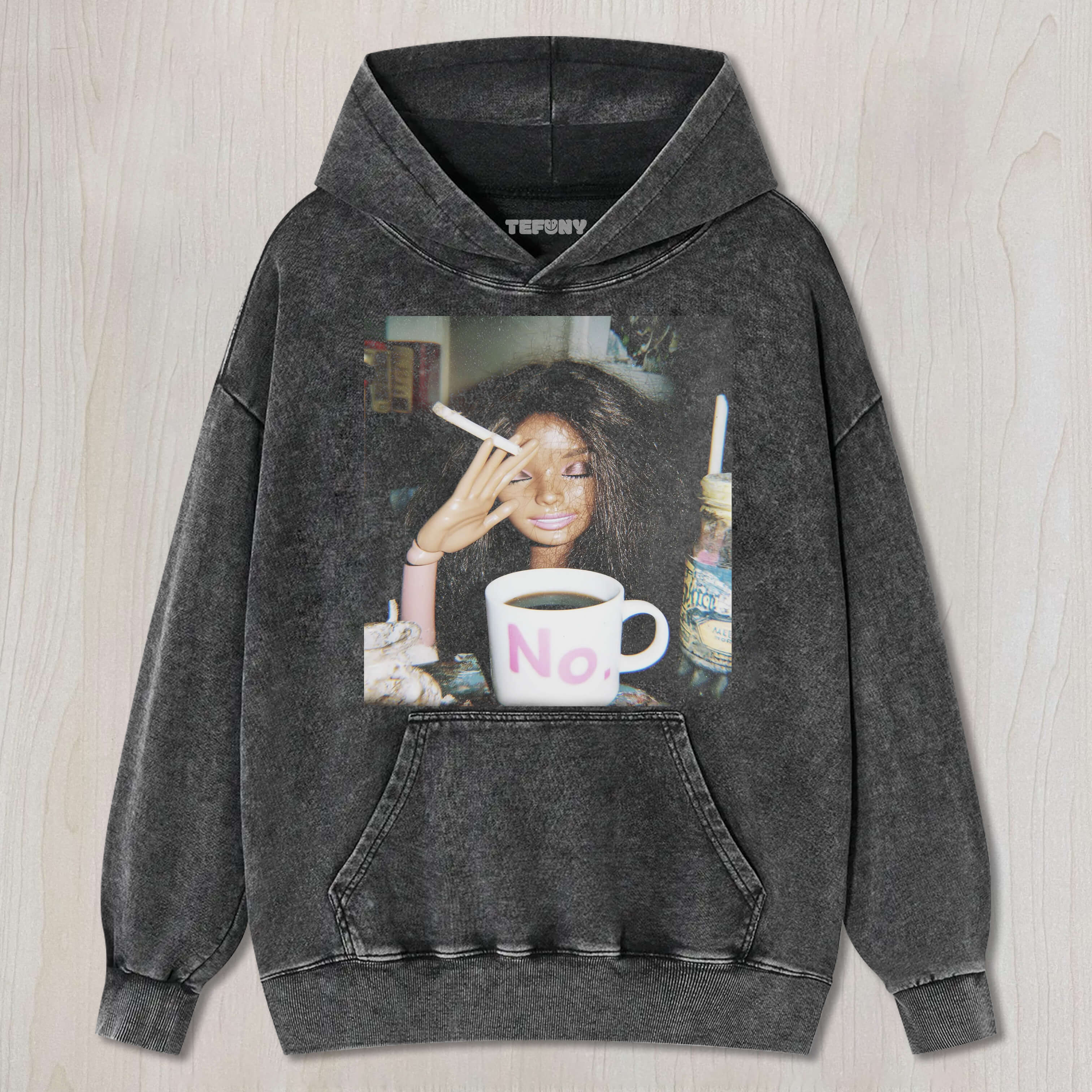 RETRO SMOKING AFRO BARBIE TEE & SWEAT & HOOD