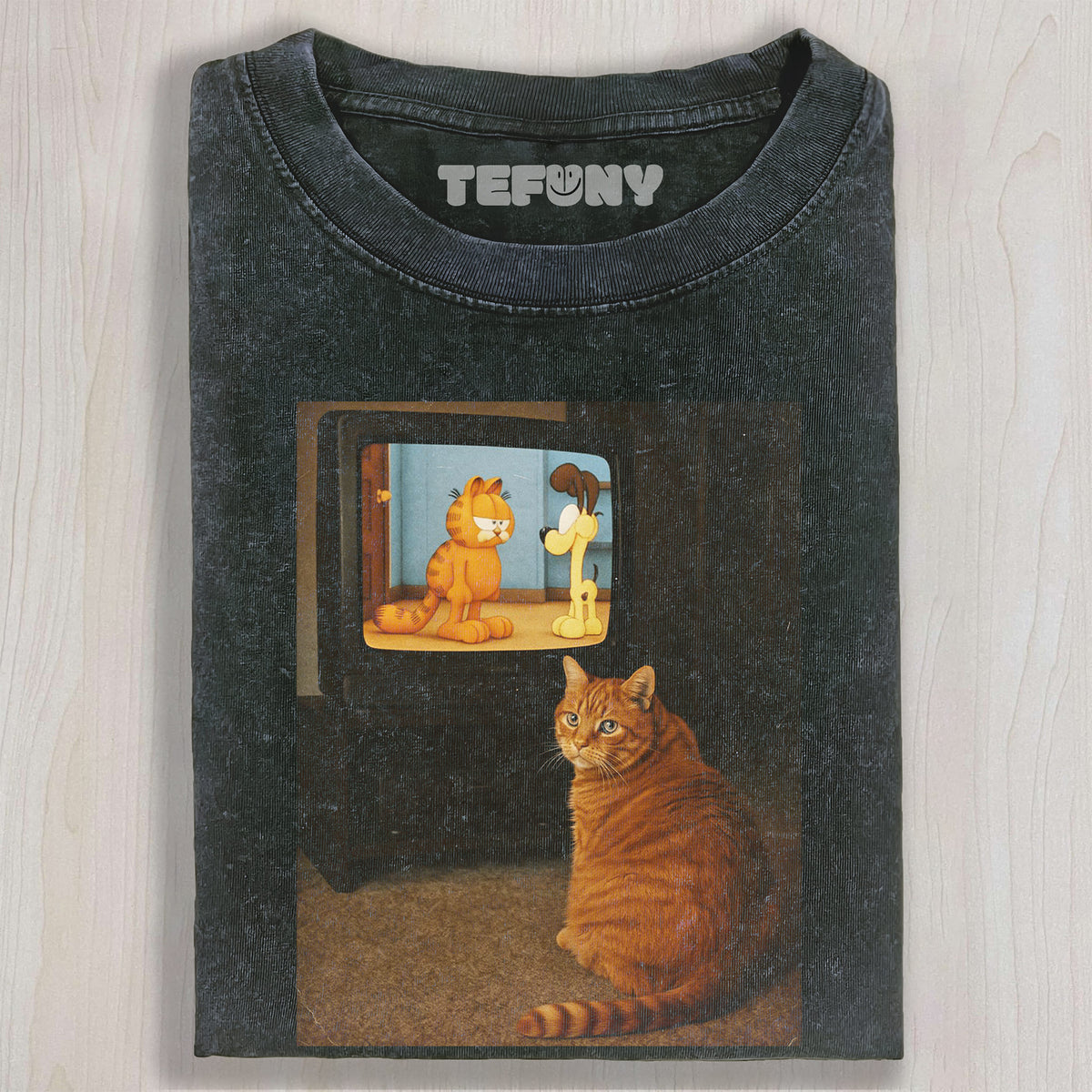 RETRO TV CAT UNISEX TEE, TANK TOP, LAYERED LS, SWEATSHIRT & HOODIE