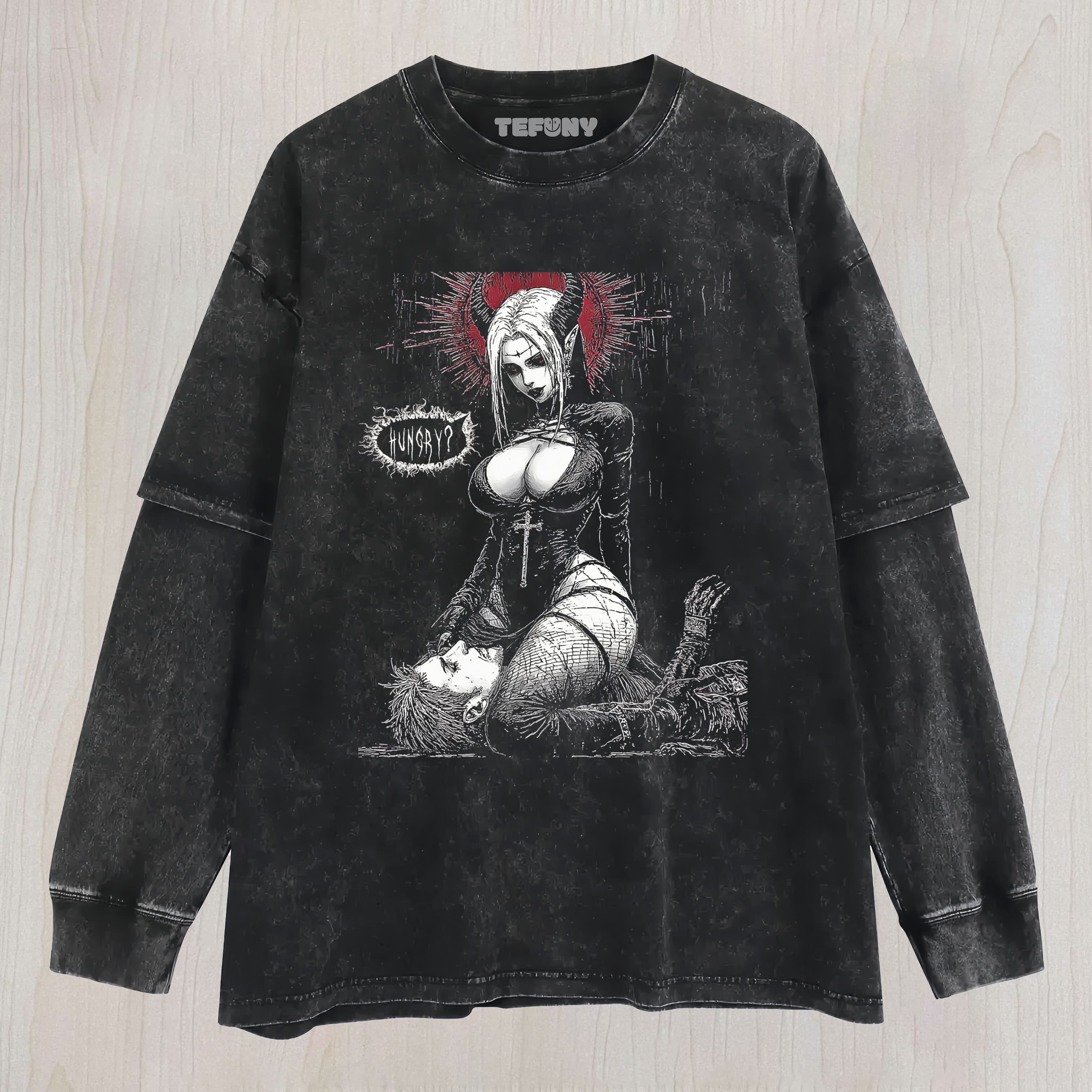 RETRO - DARK HUMOR V1 LAYERED LONG SLEEVE