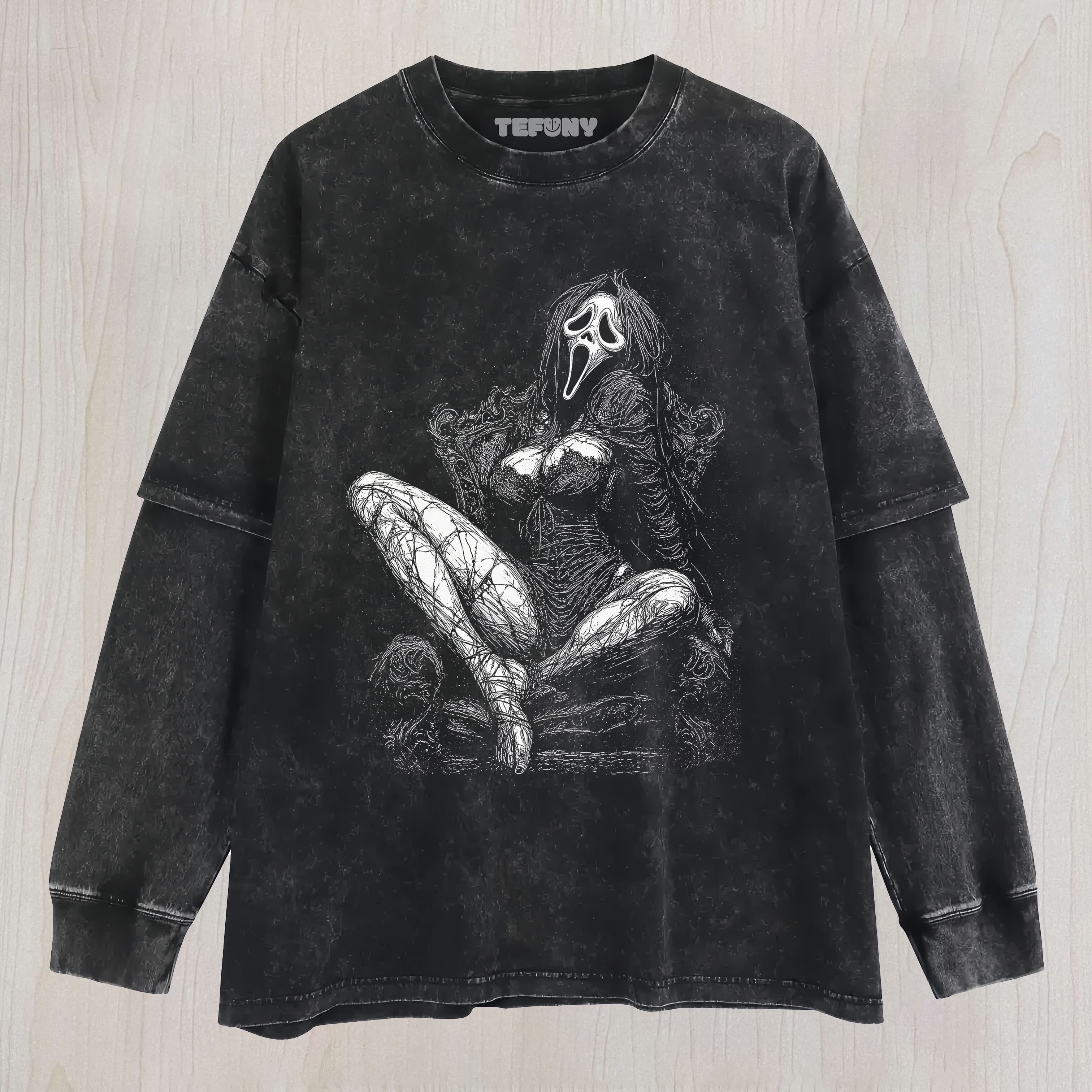 RETRO - DARK HUMOR V4 LAYERED LONG SLEEVE