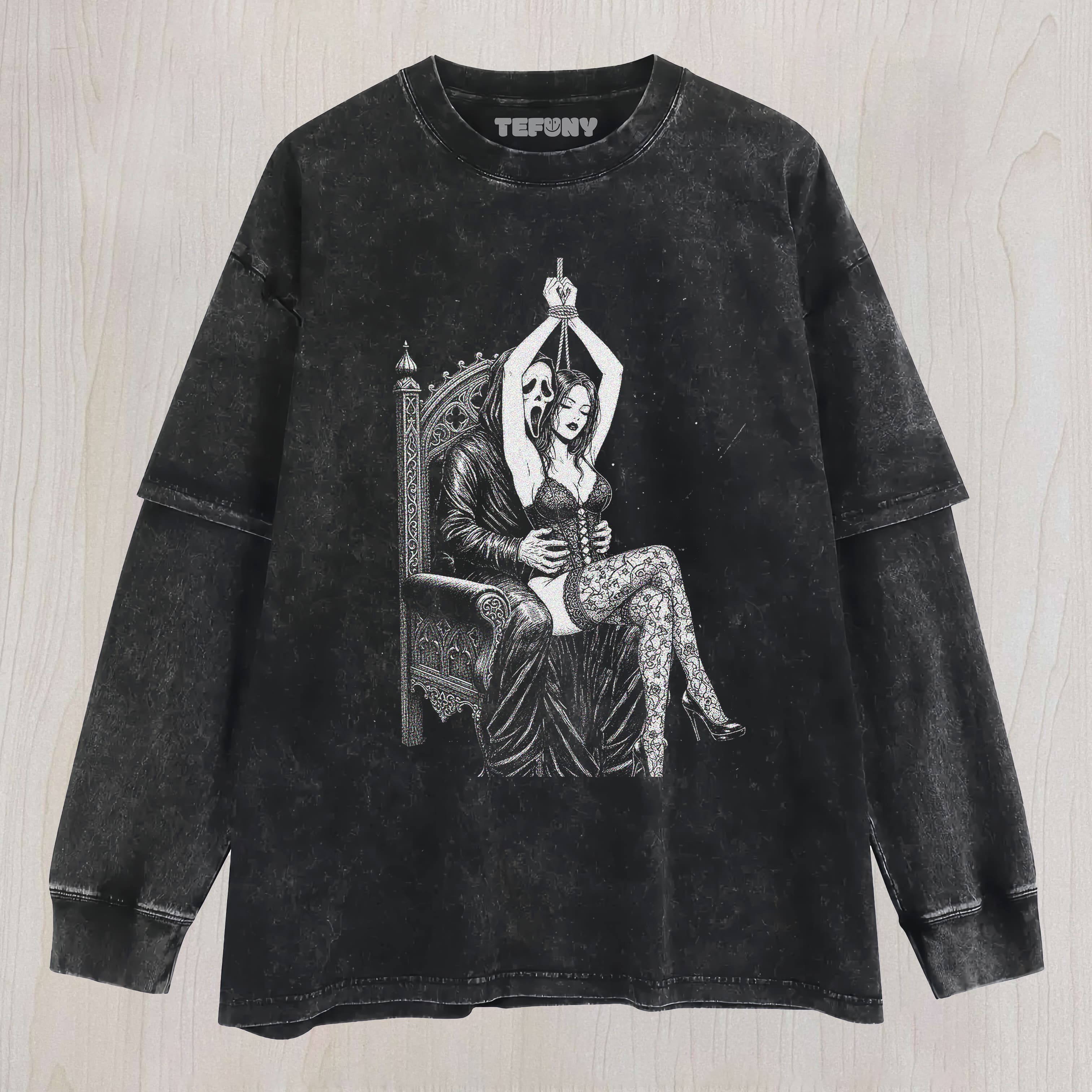 RETRO - DARK HUMOR V5 LAYERED LONG SLEEVE