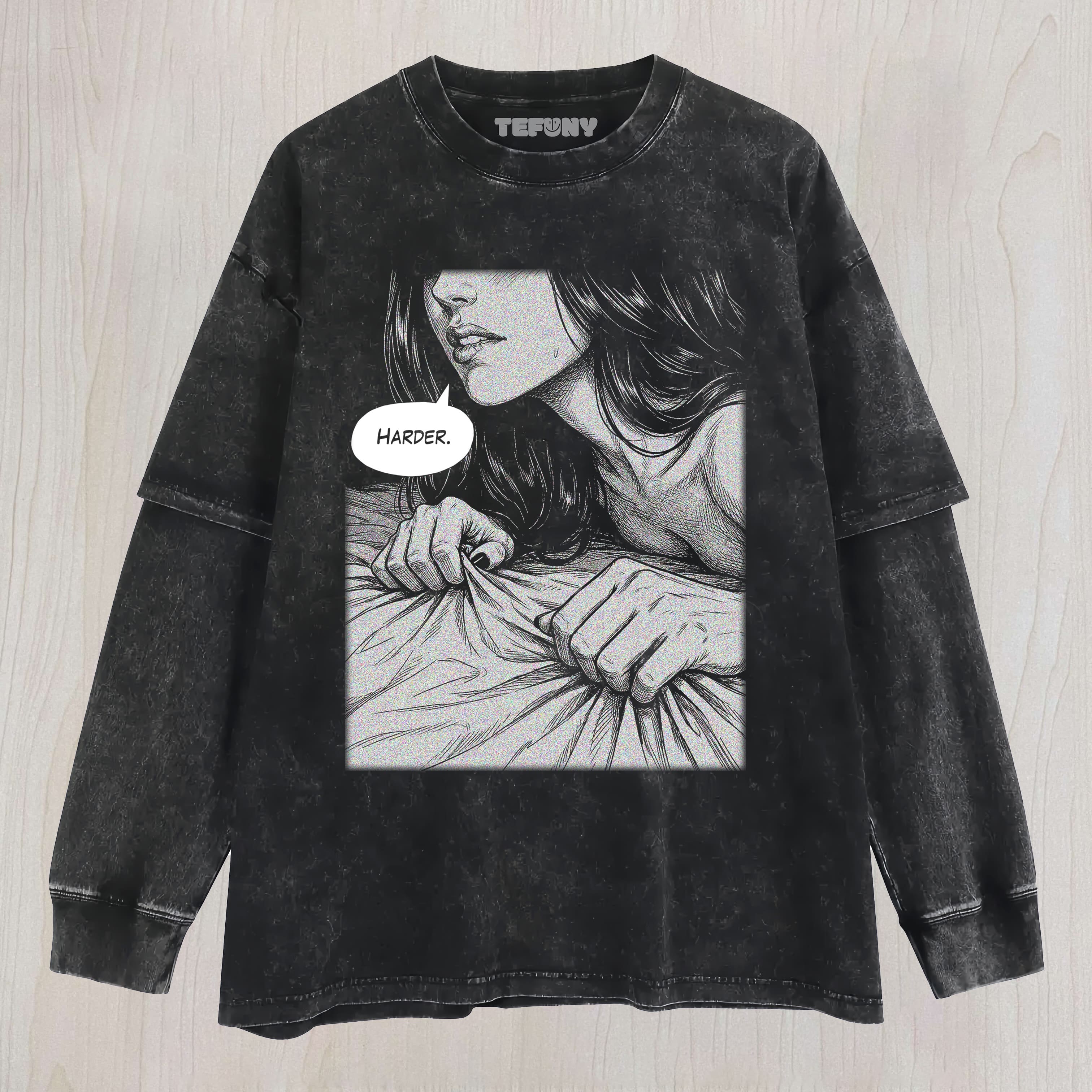 RETRO - DARK HUMOR V7 LAYERED LONG SLEEVE