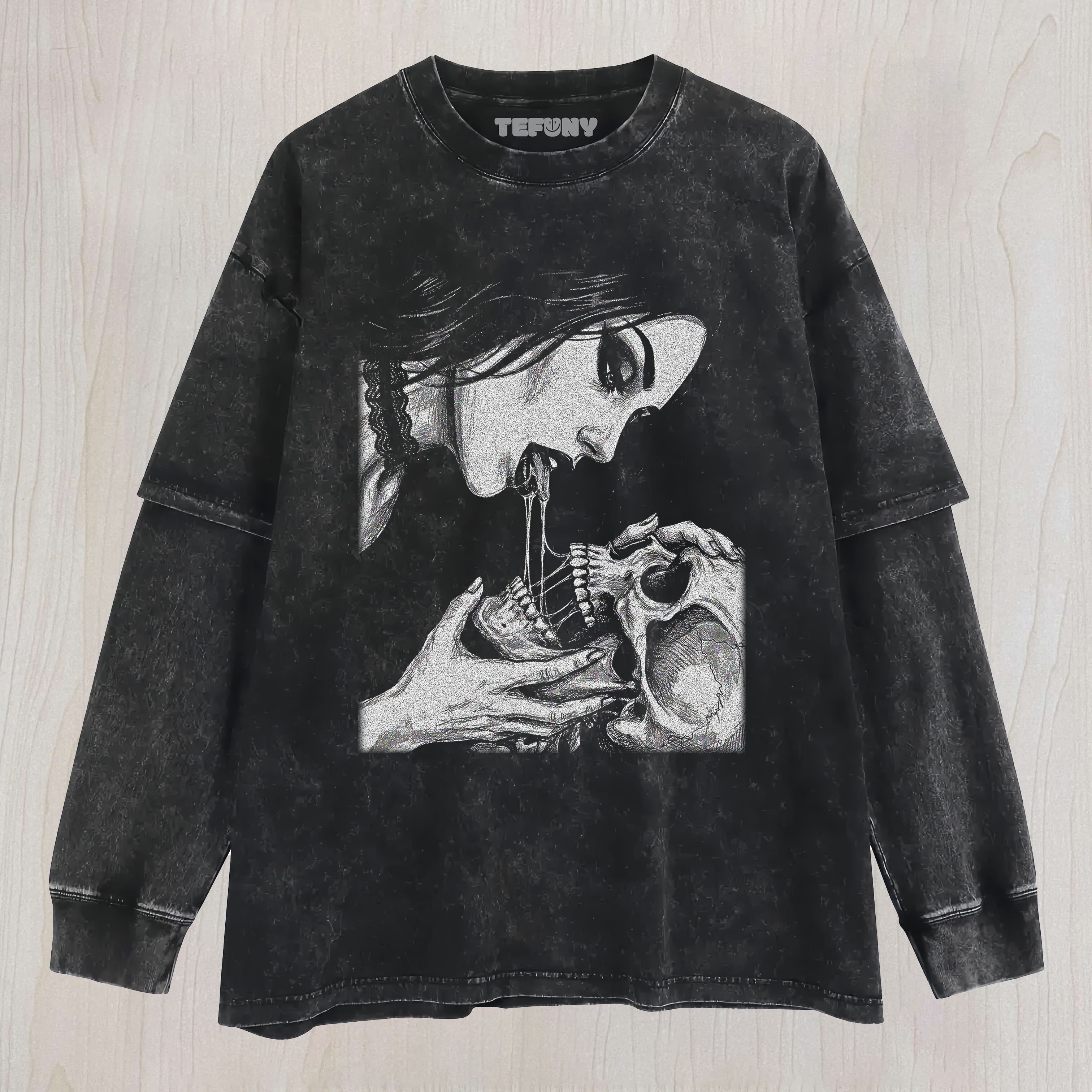 RETRO - DARK HUMOR V9 LAYERED LONG SLEEVE