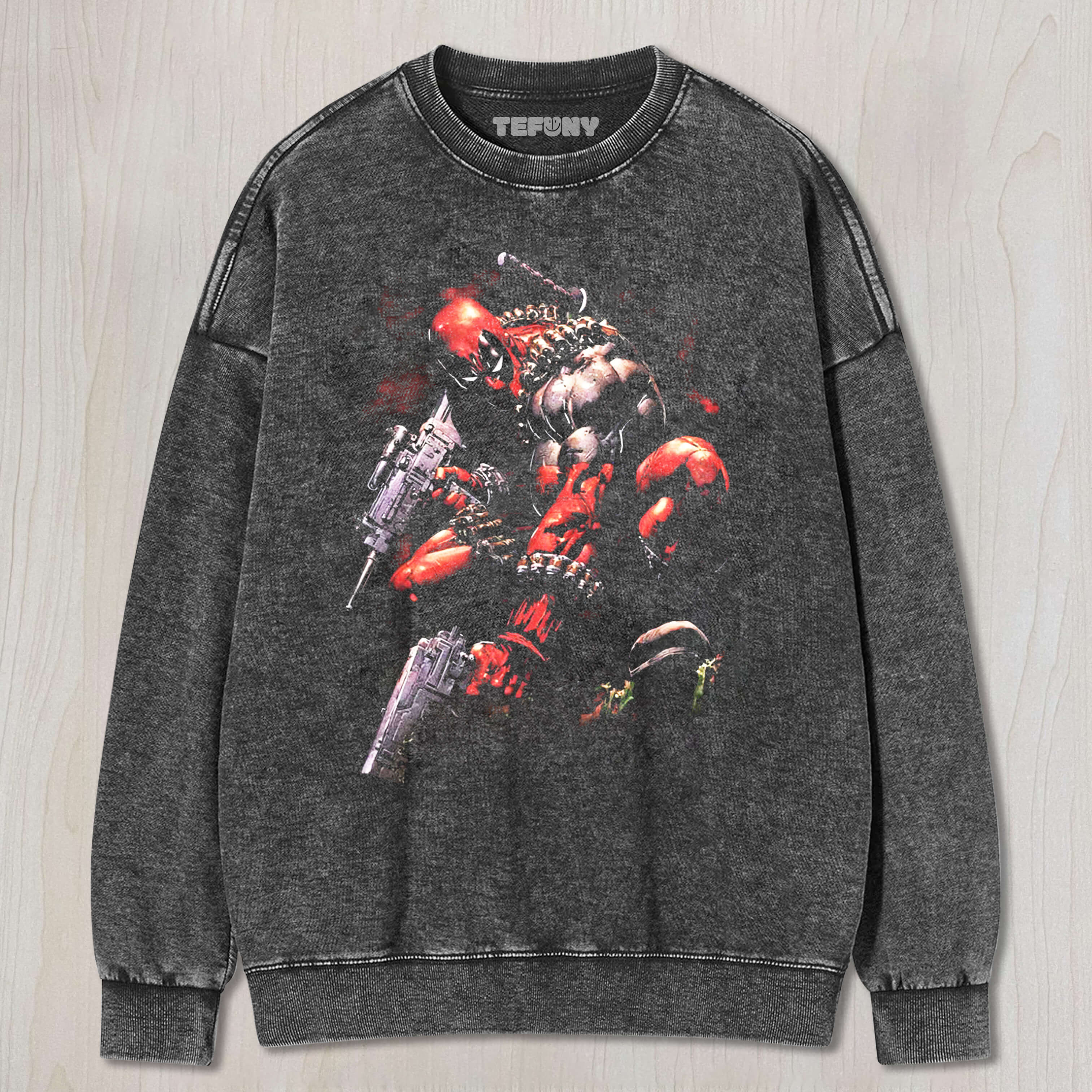 RETRO AND COOL DEADPOOL TEE & SWEAT & HOOD