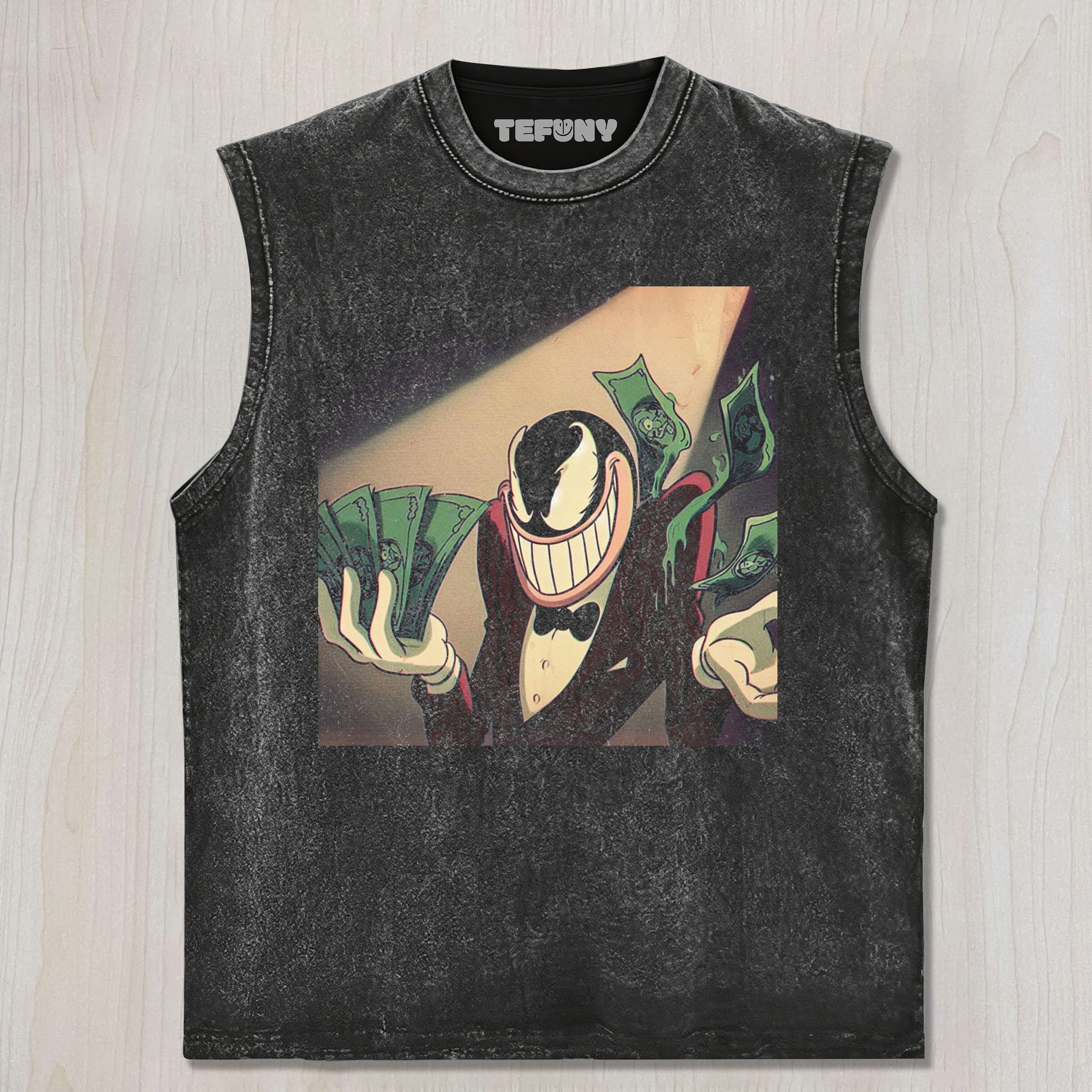RETRO CARTOON VENOM UNISEX TEE, TANK TOP, LAYERED LS, SWEATSHIRT & HOODIE