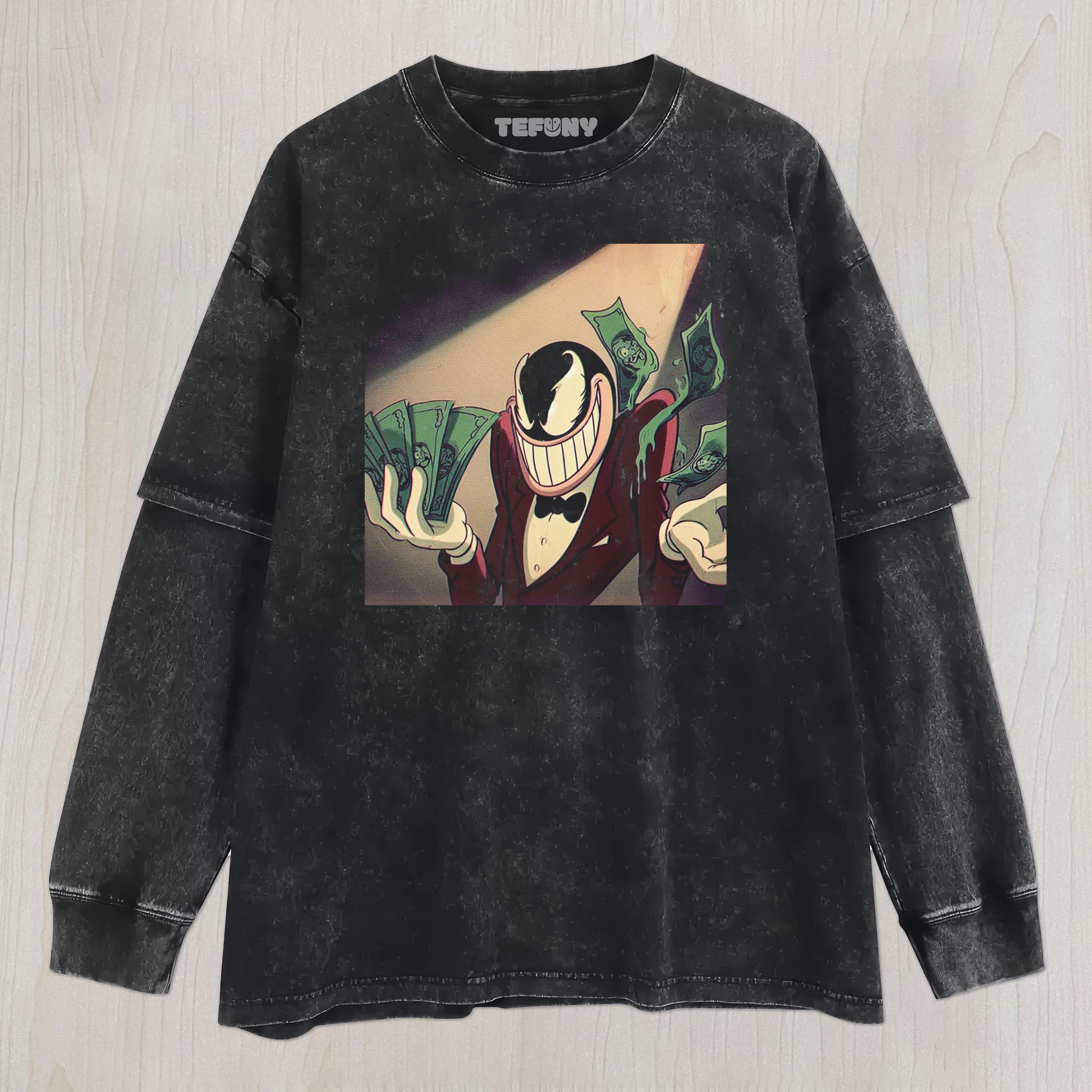 RETRO CARTOON VENOM UNISEX TEE, TANK TOP, LAYERED LS, SWEATSHIRT & HOODIE