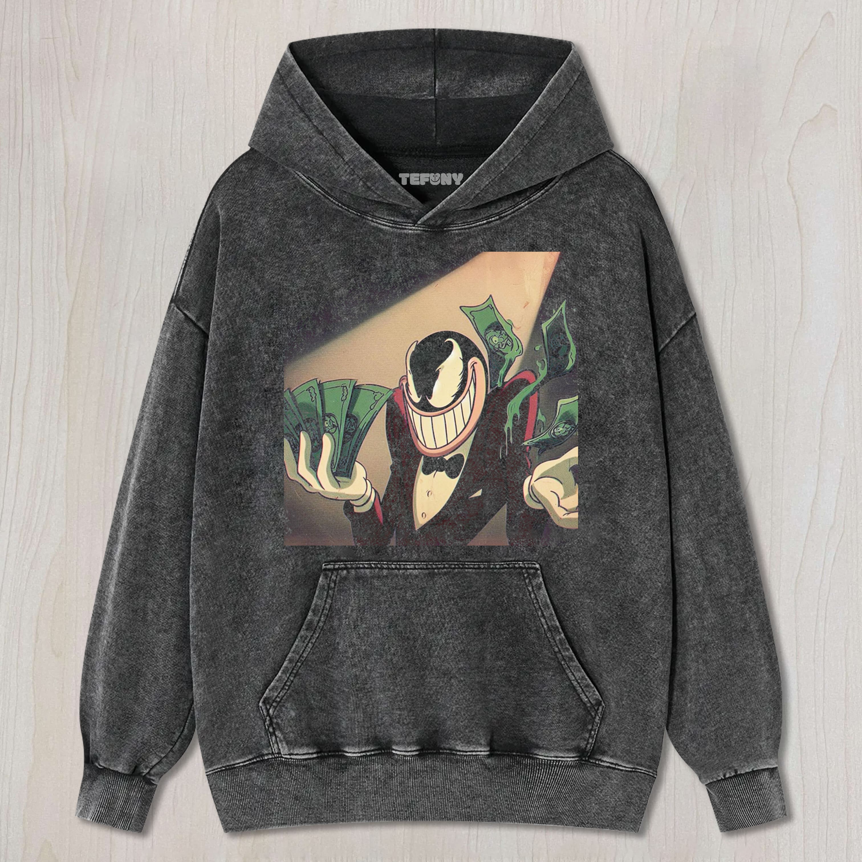 RETRO CARTOON VENOM UNISEX TEE, TANK TOP, LAYERED LS, SWEATSHIRT & HOODIE