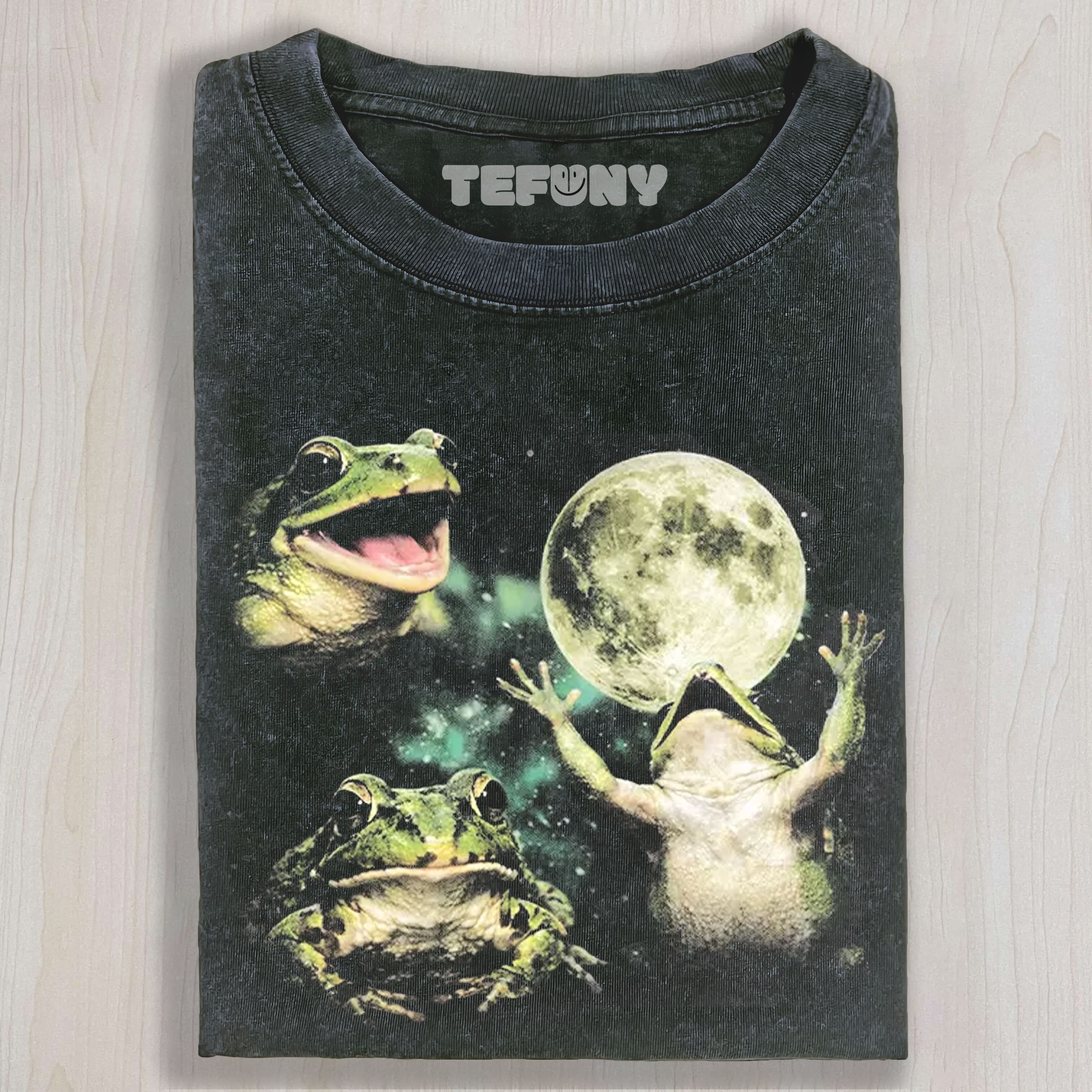 RETRO FROG MOON UNISEX TEE, TANK TOP, LAYERED LS, SWEATSHIRT & HOODIE