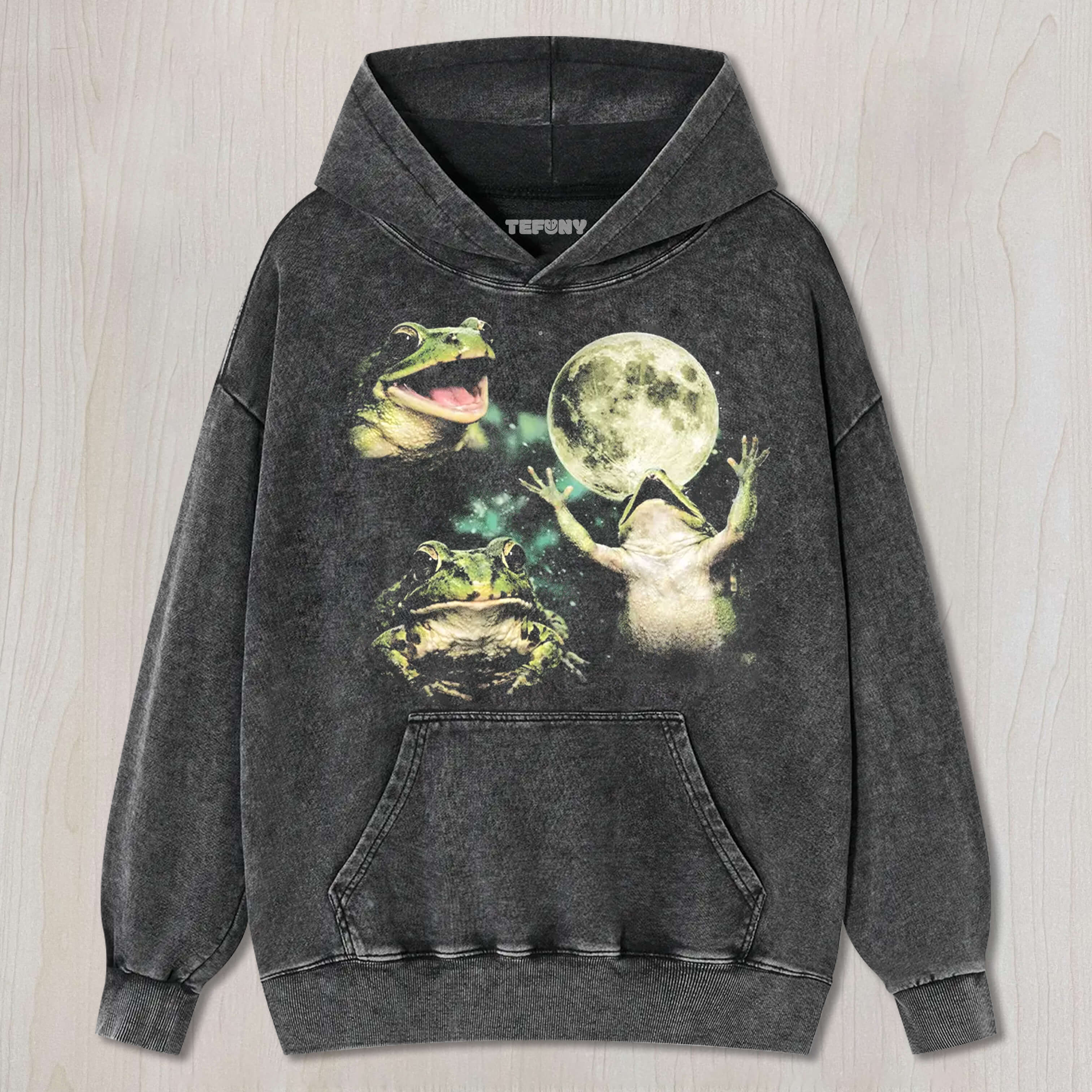 RETRO FROG MOON UNISEX TEE, TANK TOP, LAYERED LS, SWEATSHIRT & HOODIE