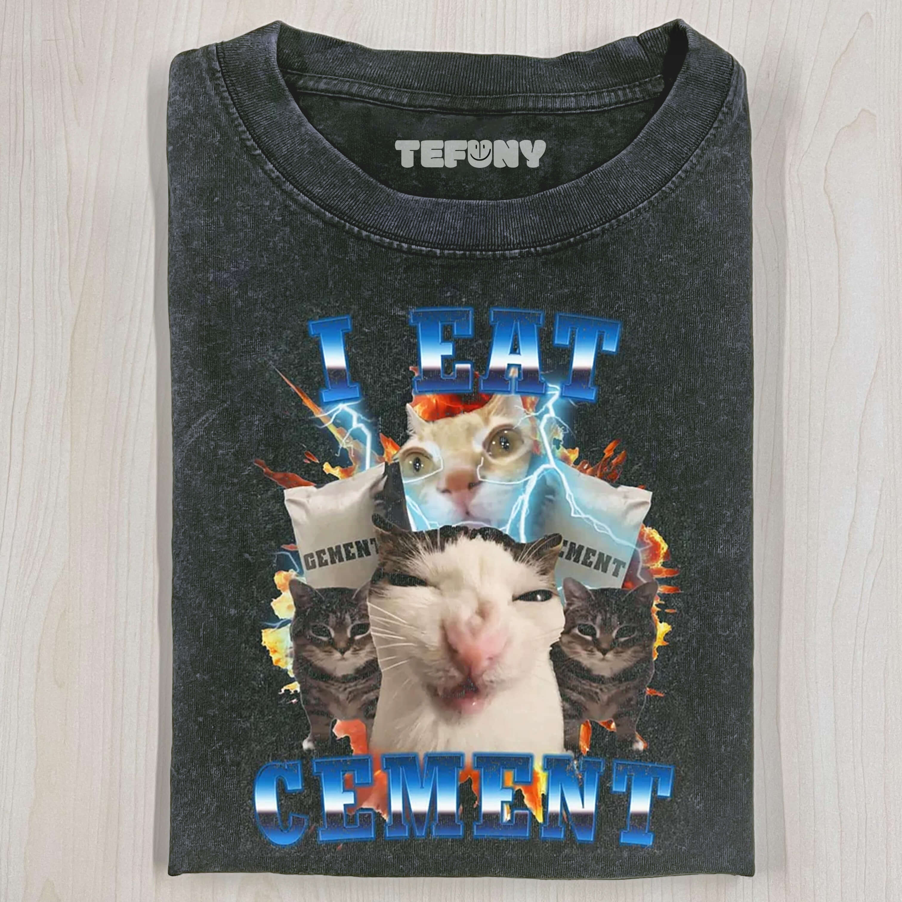 RETRO FUNNY CAT EXPRESSION PACK T-SHIRT V3