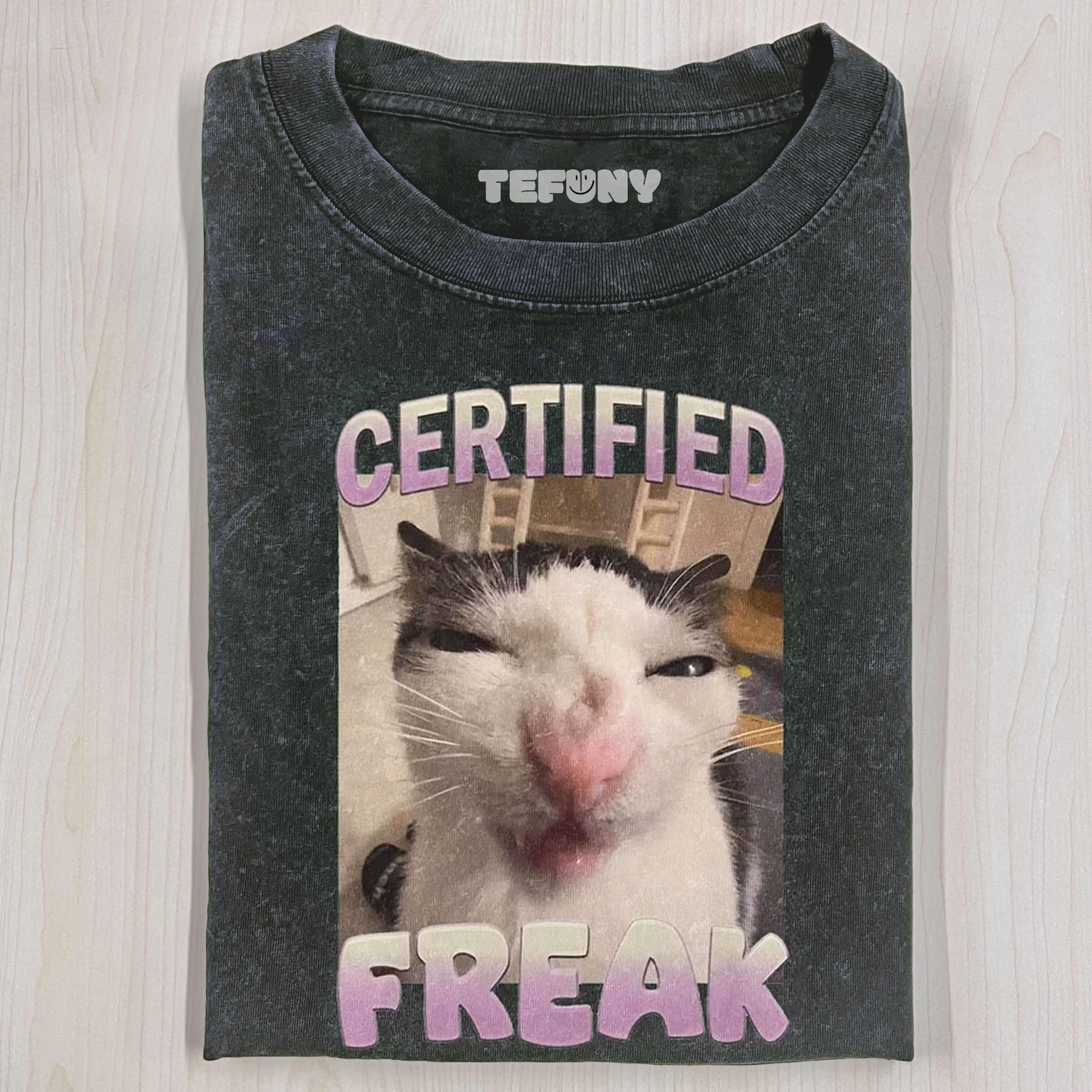 RETRO FUNNY CAT EXPRESSION PACK T-SHIRT V6