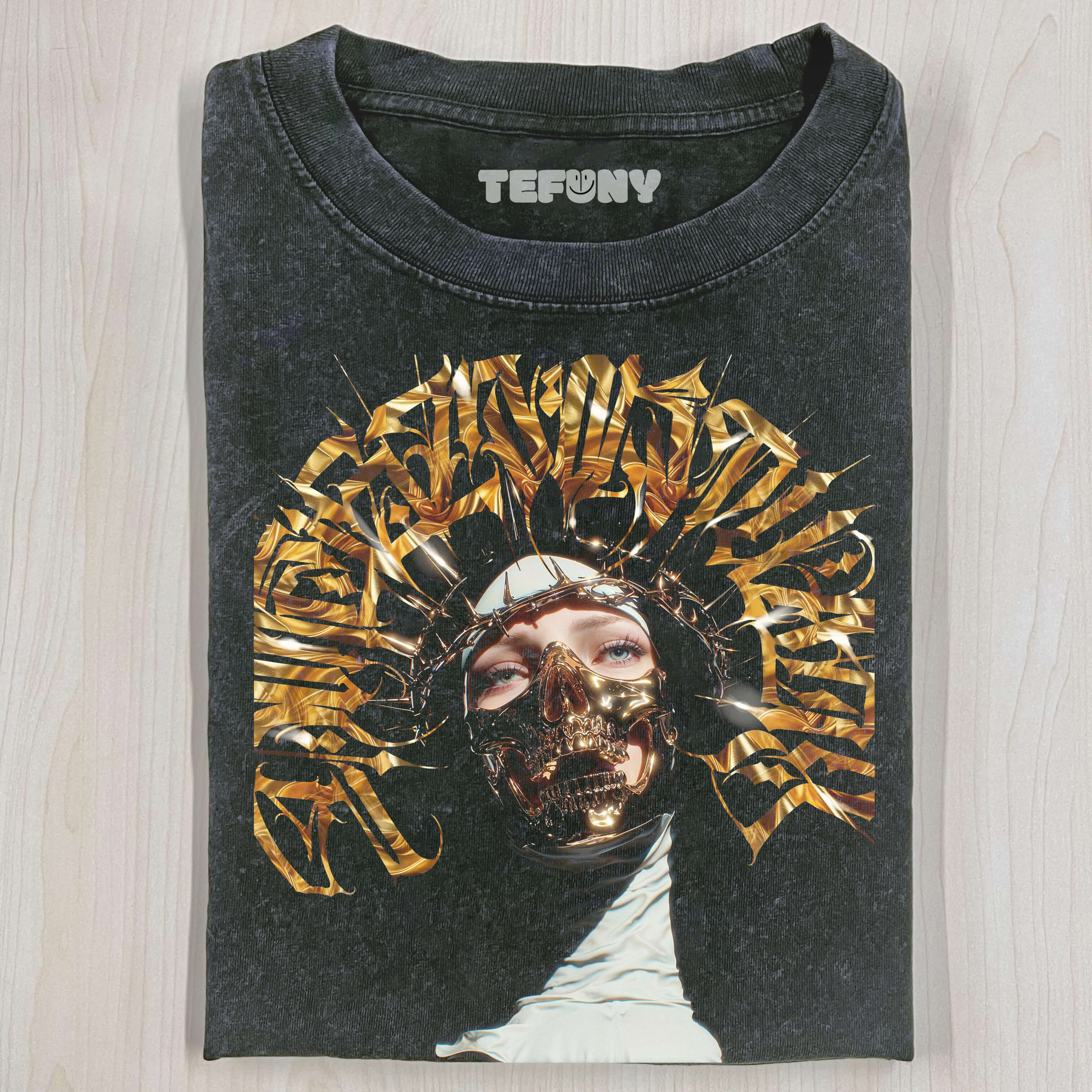 RETRO GOLDEN WOMAN T-SHIRT