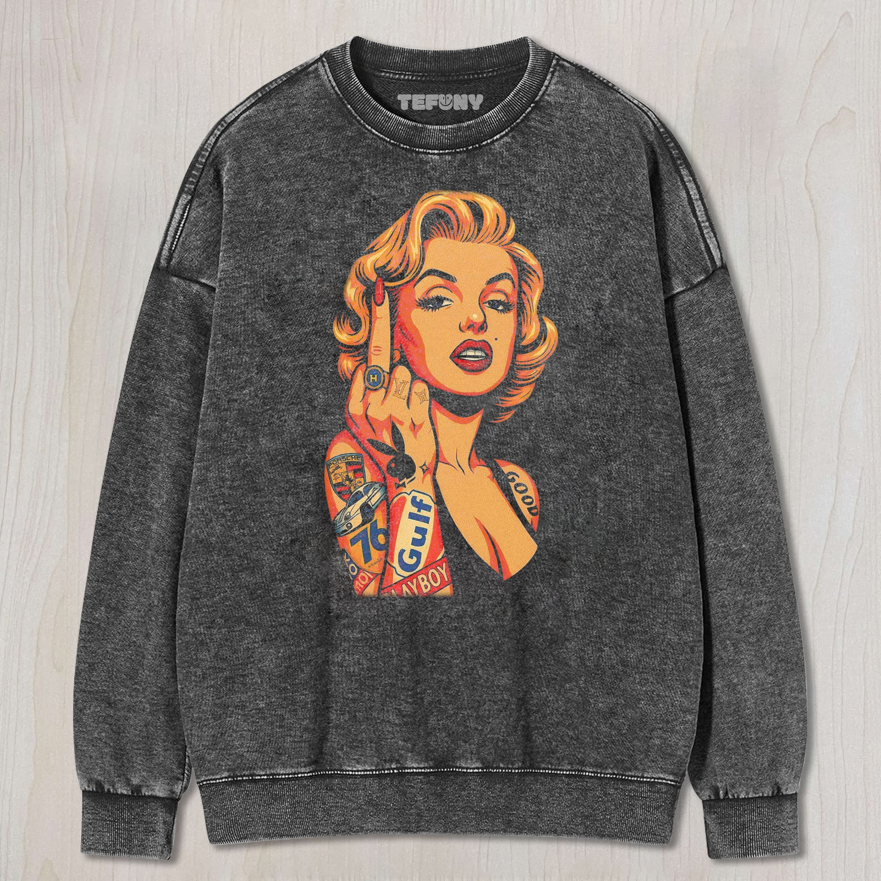 RETRO MARILYN MONROE UNISEX TEE, TANK TOP, LAYERED LS, SWEATSHIRT & HOODIE