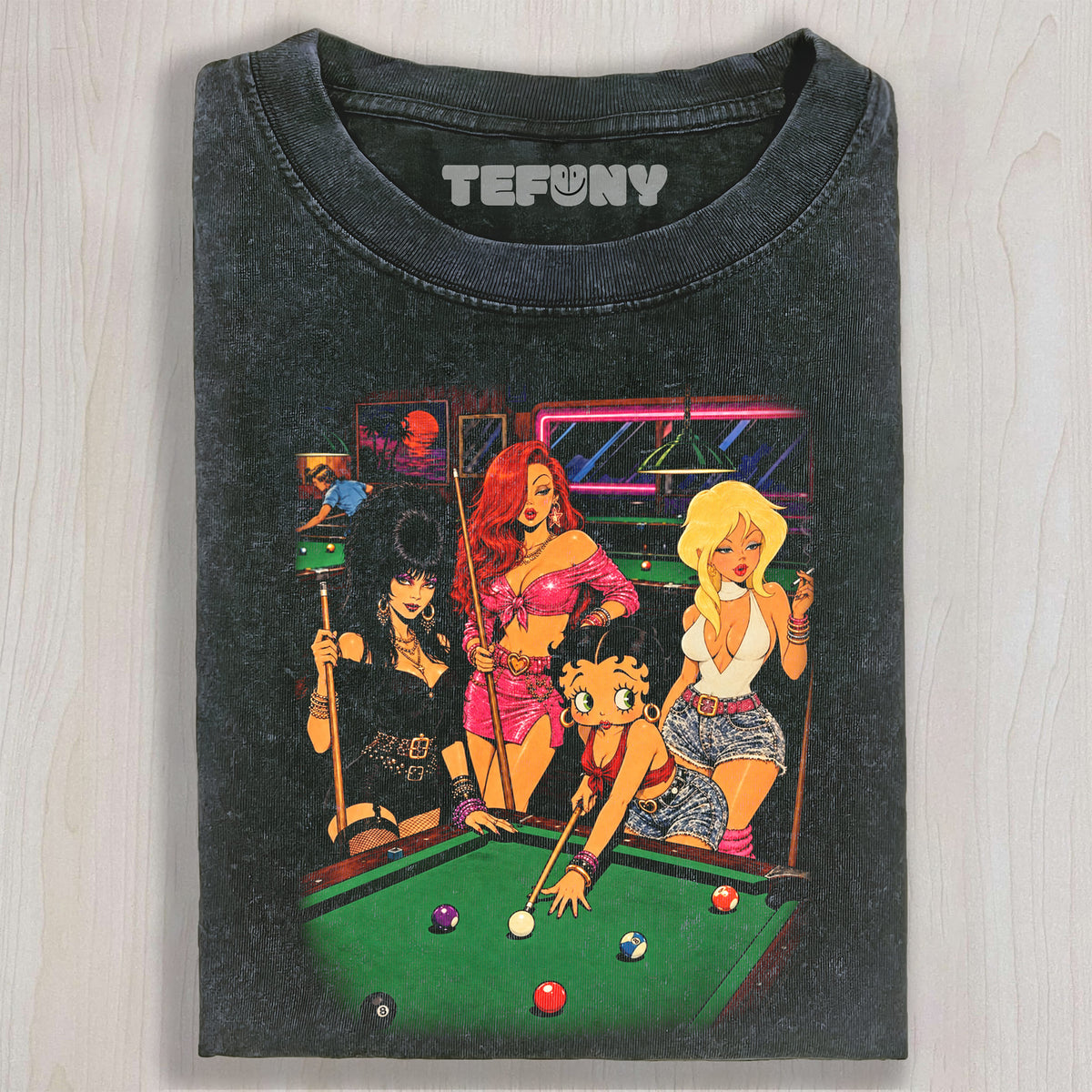 RETRO & PLAYING BILLIARDS UNISEX TEE, TANK TOP, LAYERED LS, SWEATSHIRT & HOODIE