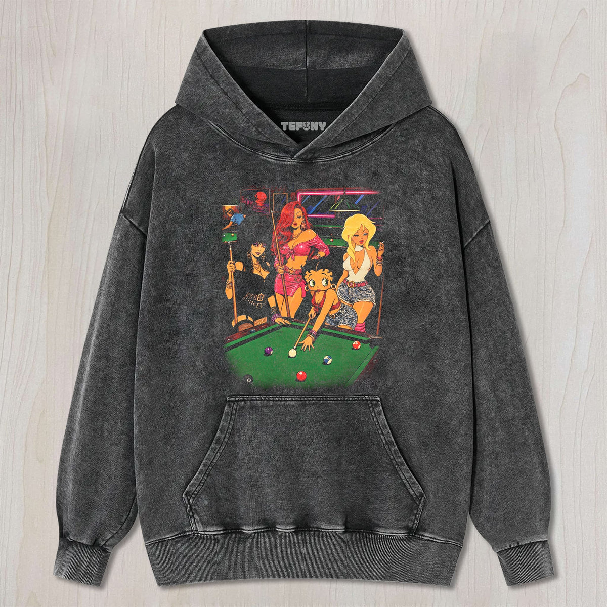 RETRO & PLAYING BILLIARDS UNISEX TEE, TANK TOP, LAYERED LS, SWEATSHIRT & HOODIE