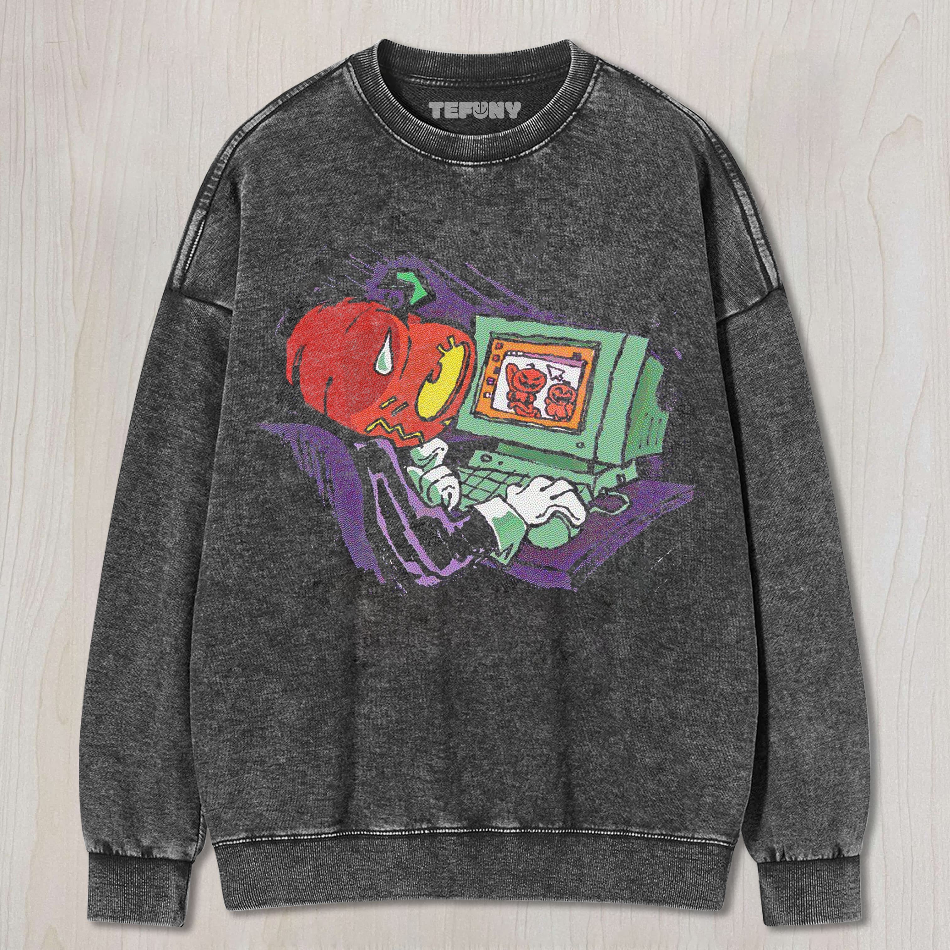 RETRO PUMPKIN HEAD TEE & SWEAT & HOOD