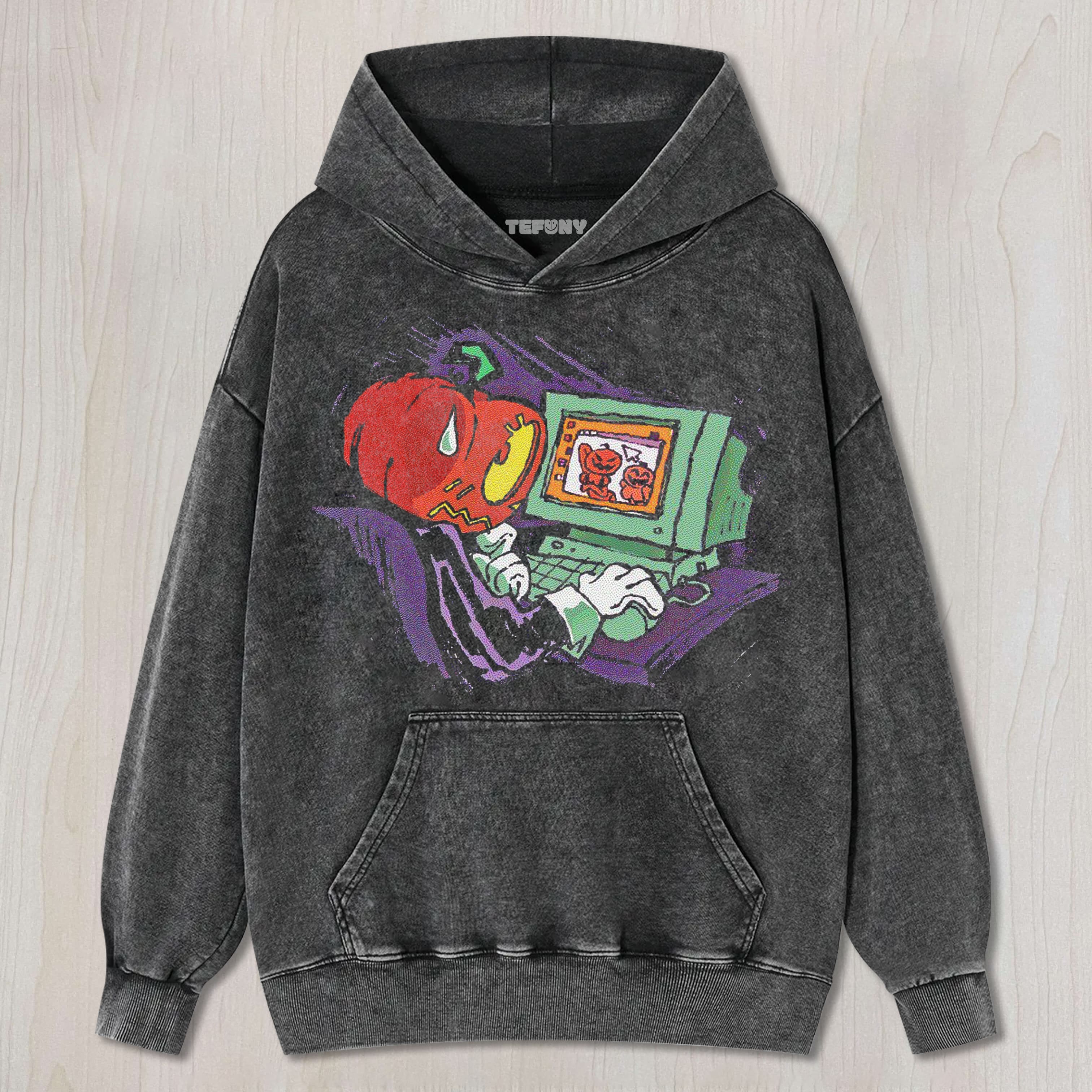 RETRO PUMPKIN HEAD TEE & SWEAT & HOOD