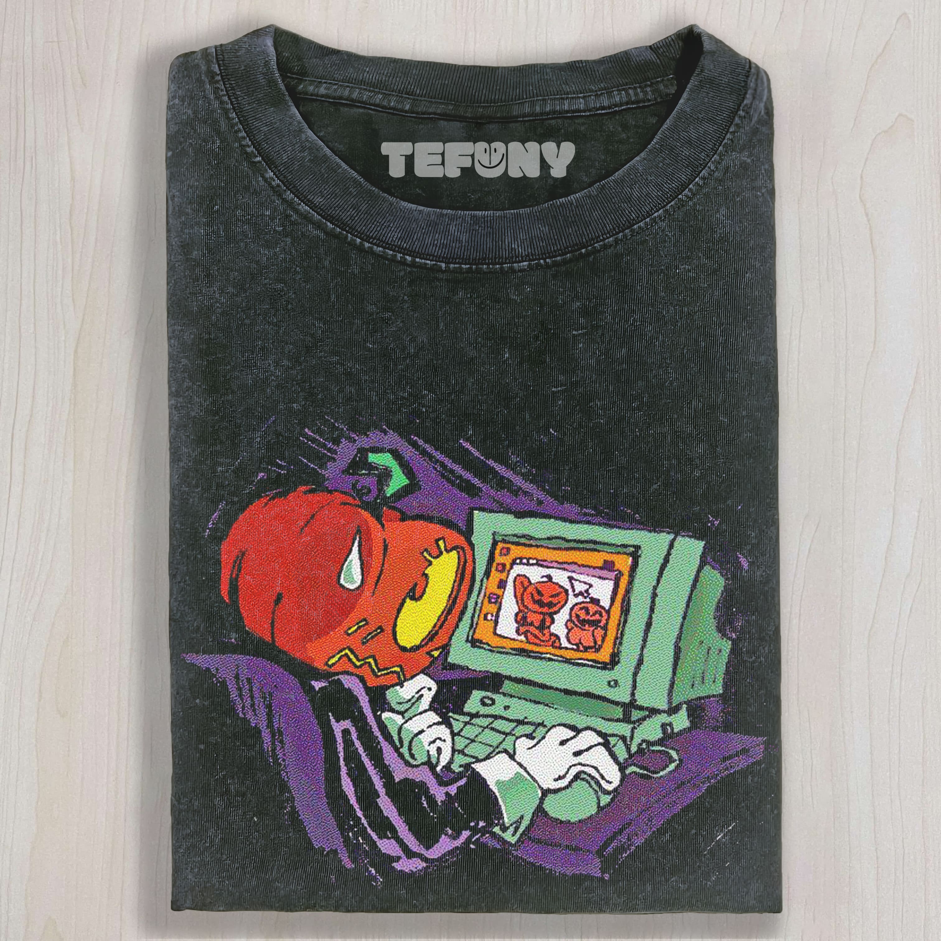 RETRO PUMPKIN HEAD TEE & SWEAT & HOOD