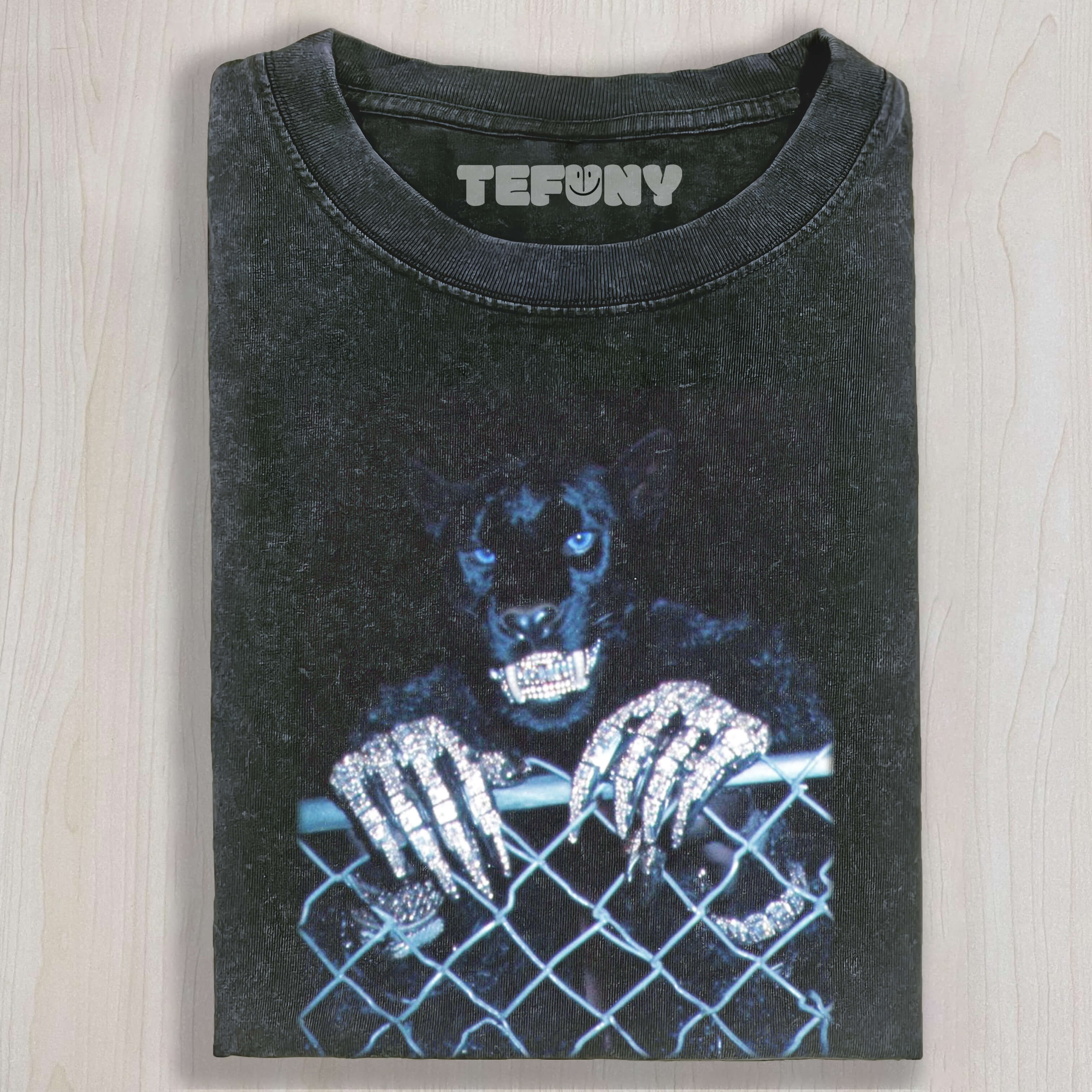 RETRO STREET STYLE LEOPARD T-SHIRT