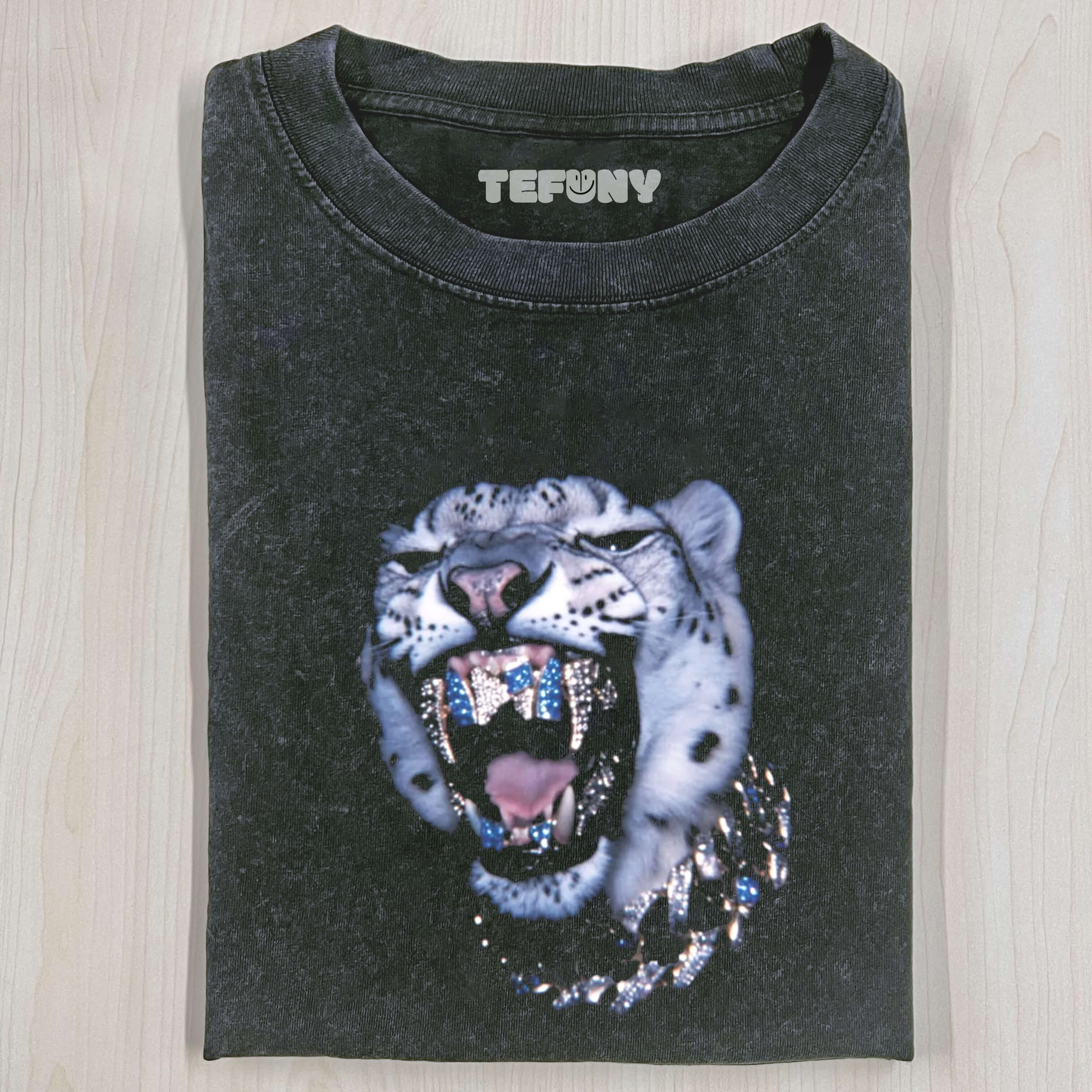 RETRO STREET STYLE & LEOPARD T-SHIRT