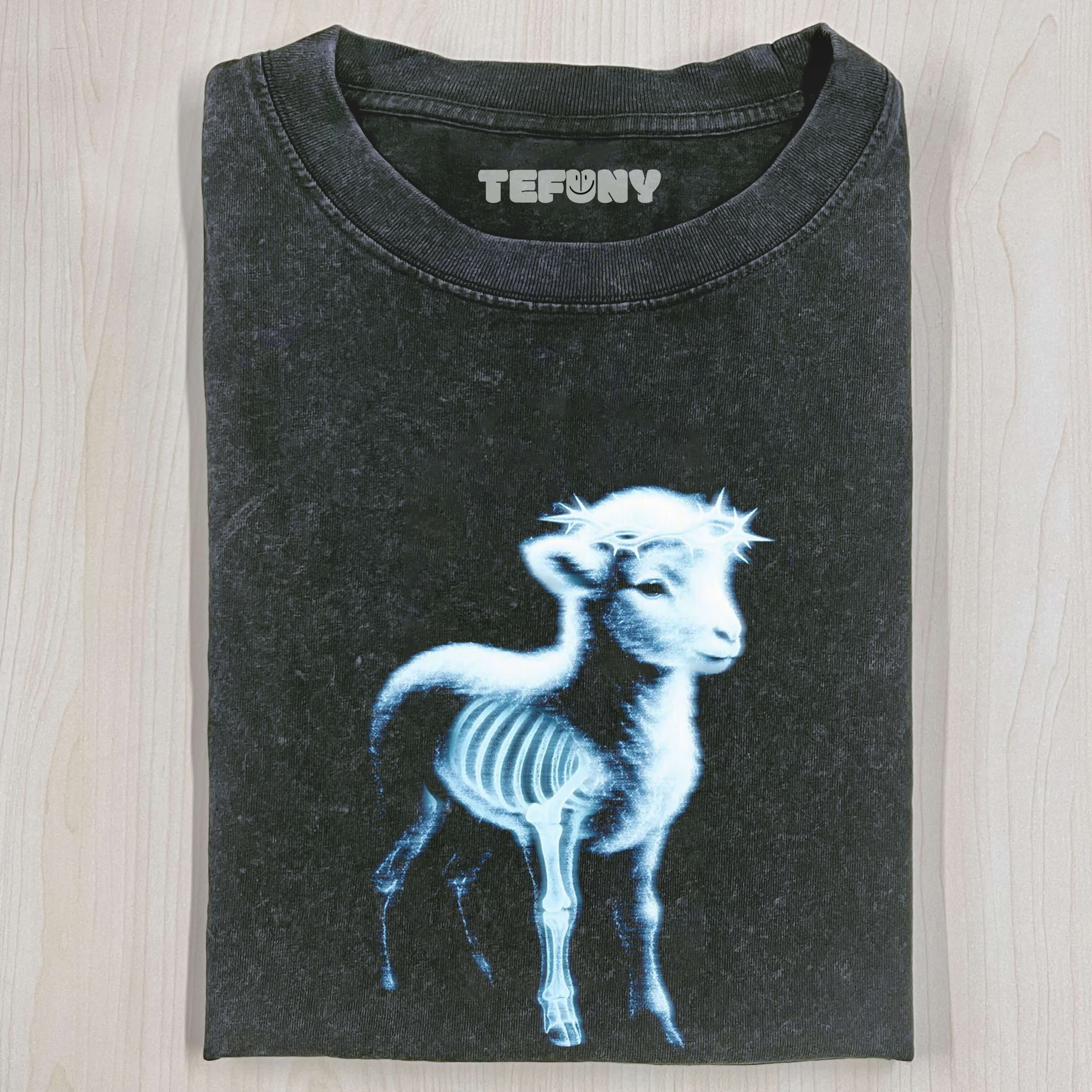 RETRO STREET STYLE & LITTLE SHEEP TEE