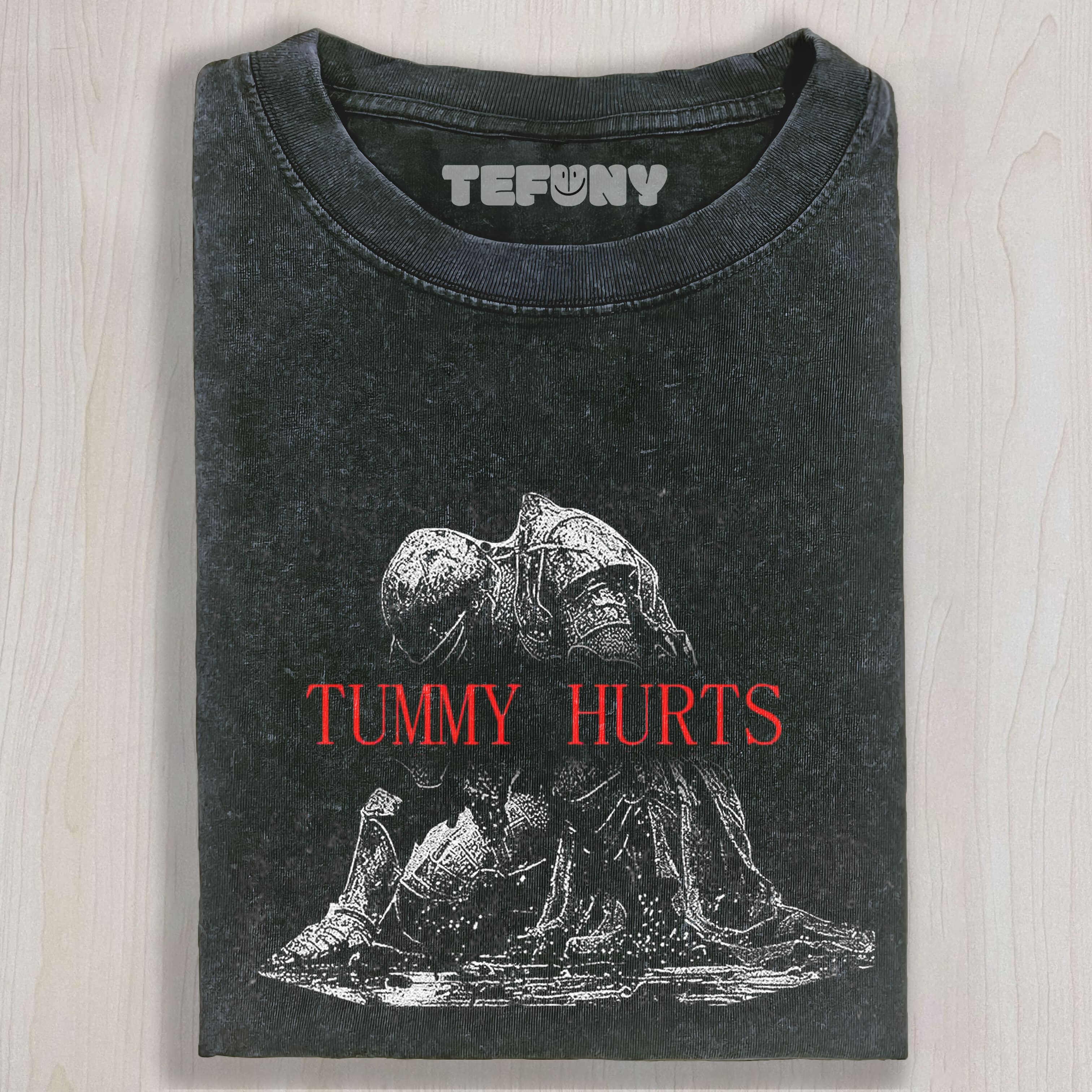 RETRO TUMMY HURTS TEE & SWEAT & HOOD