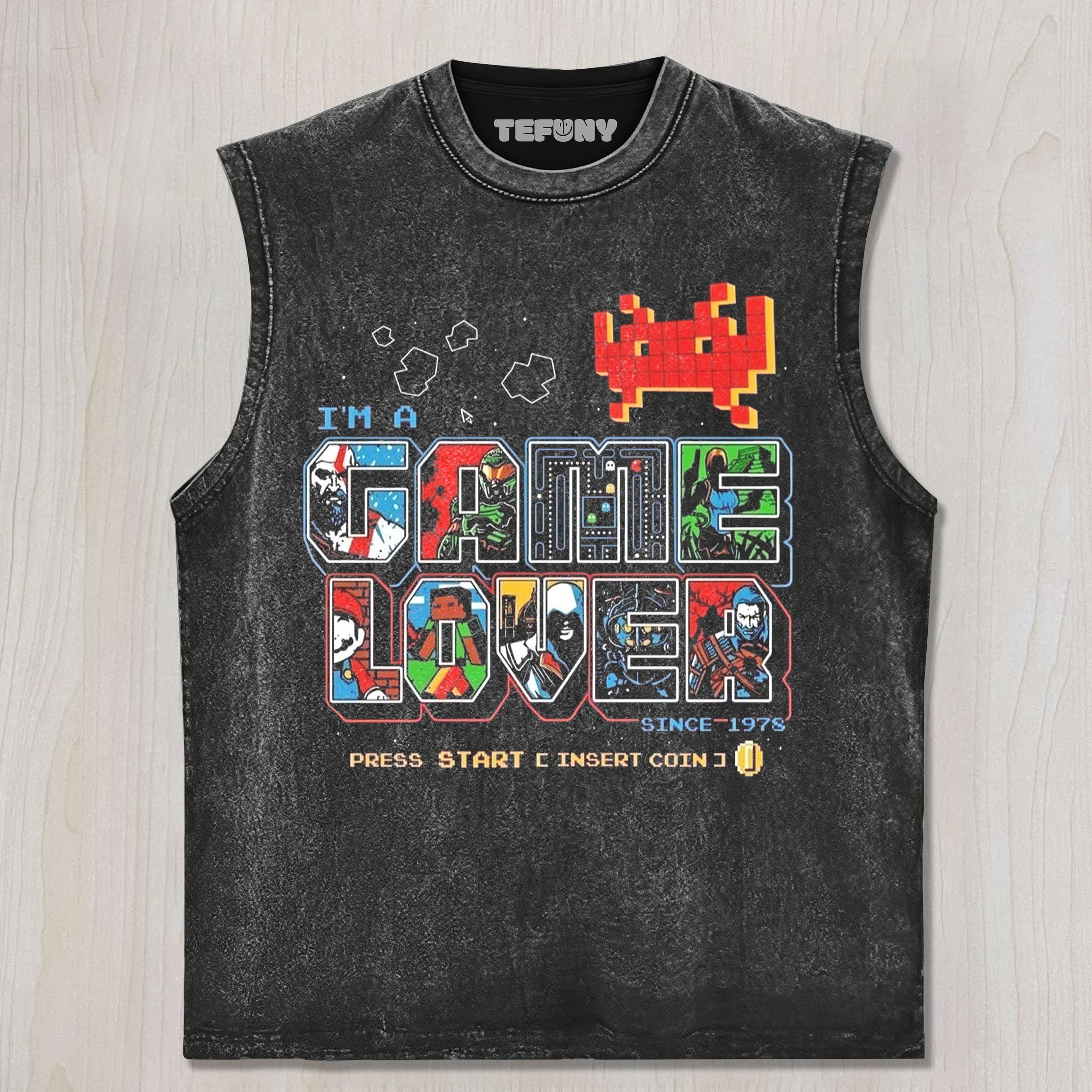 RETRO VIDEO GAMES TANK TOP