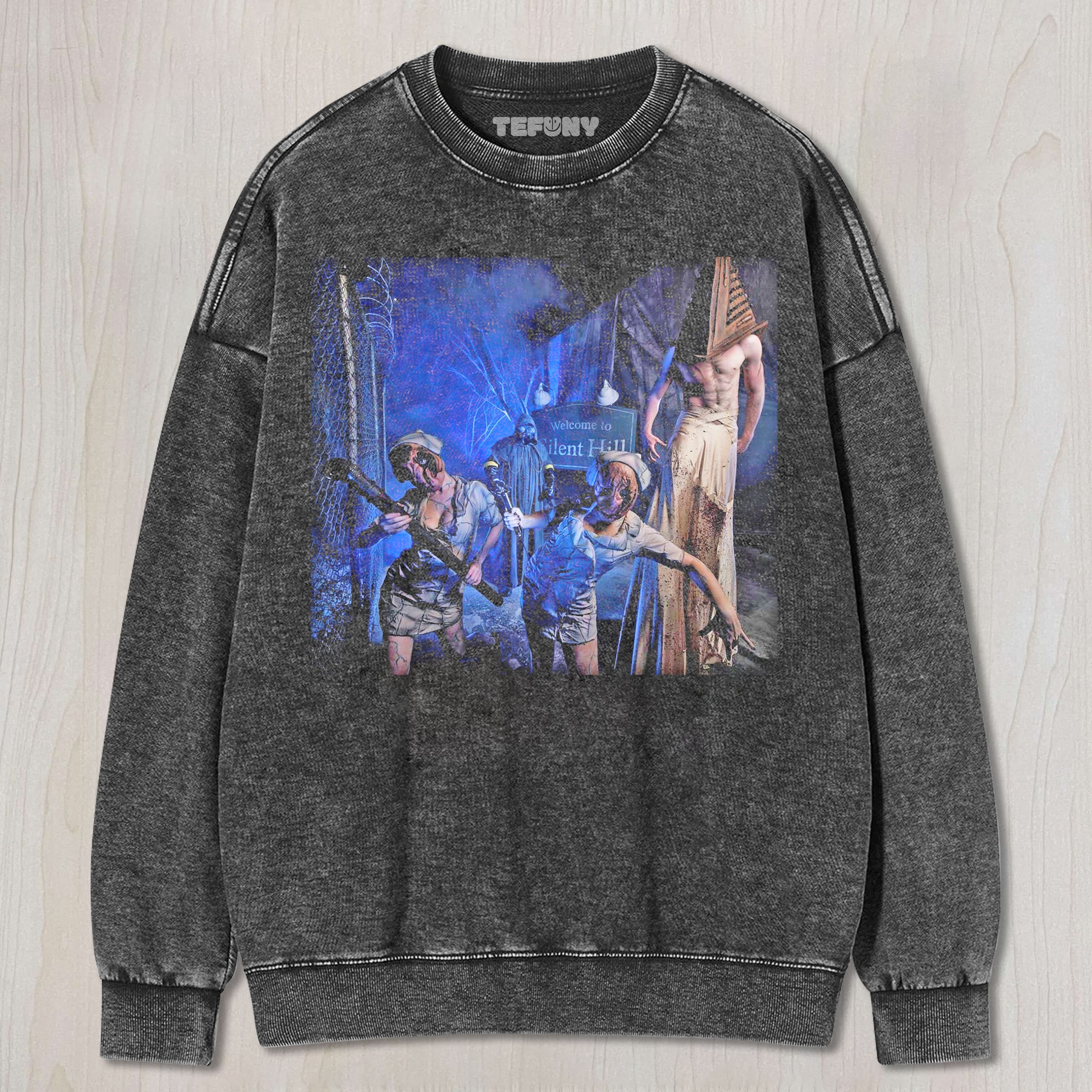 RETURN TO SILENT HILL V6 UNISEX TEE, TANK TOP, LAYERED LS, SWEATSHIRT & HOODIE