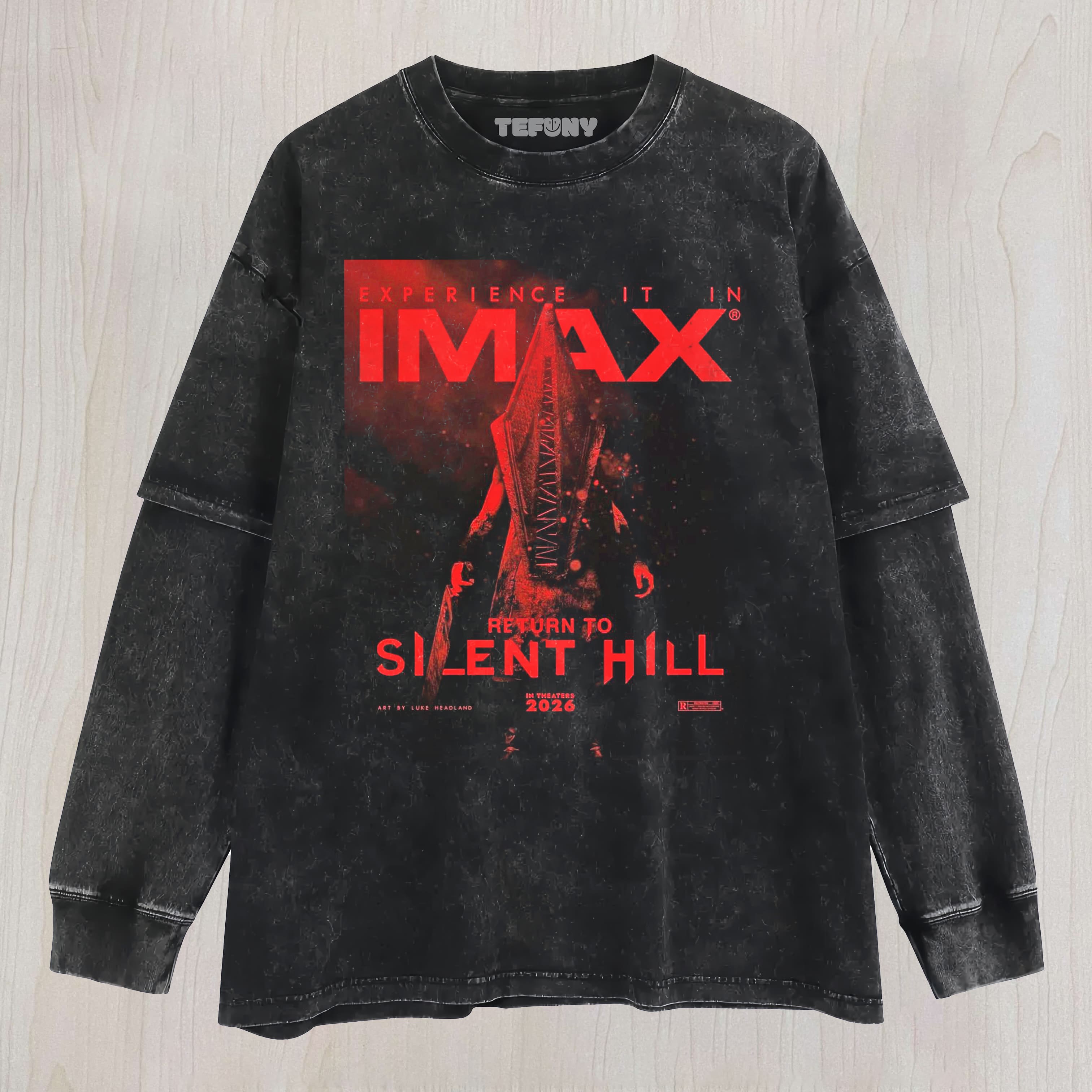 RETURN TO SILENT HILL V9 UNISEX TEE, TANK TOP, LAYERED LS, SWEATSHIRT & HOODIE