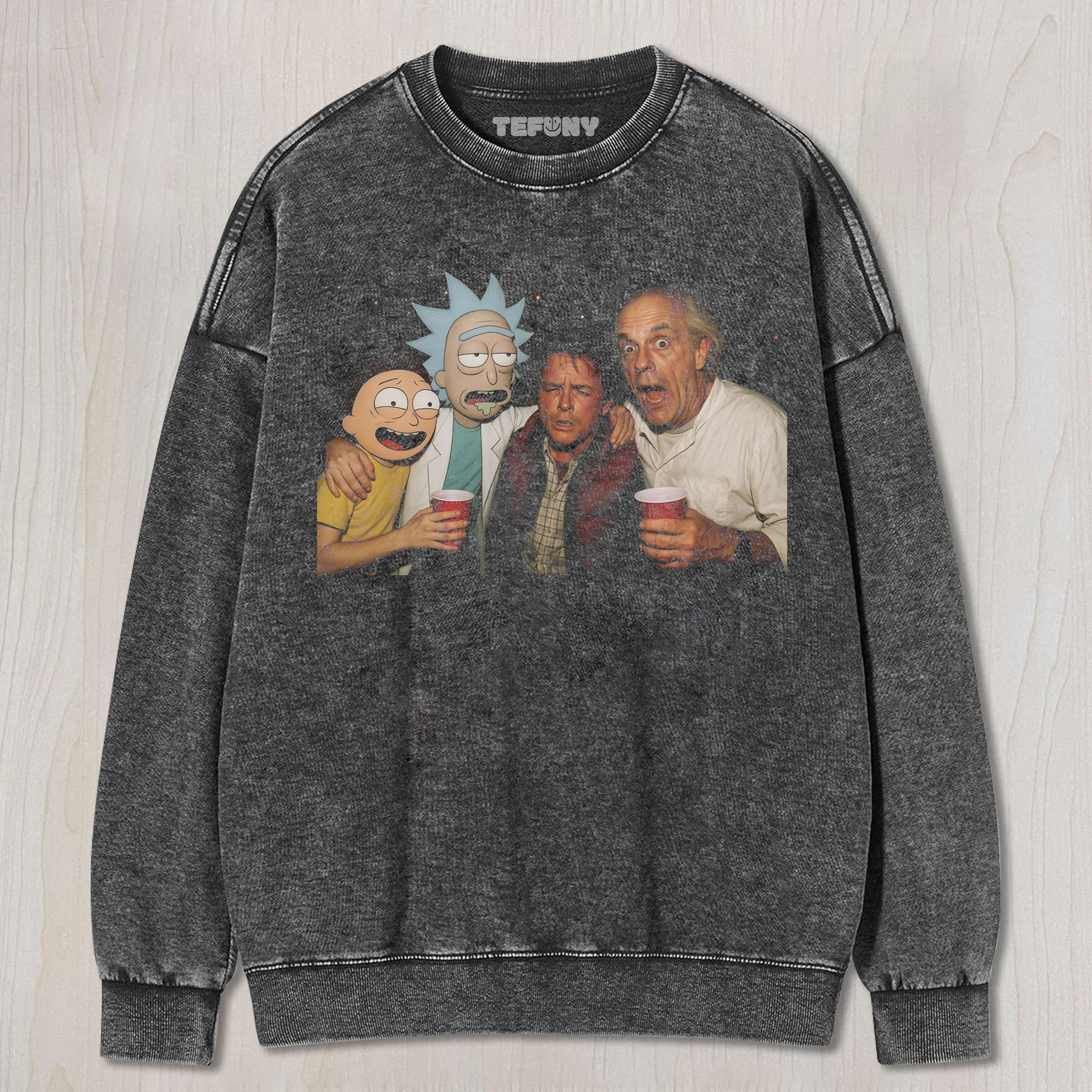 RICK AND MORTY UNISEXS TEE, TANK TOP, LAYERED LS, SWEATSHIRT & HOODIE