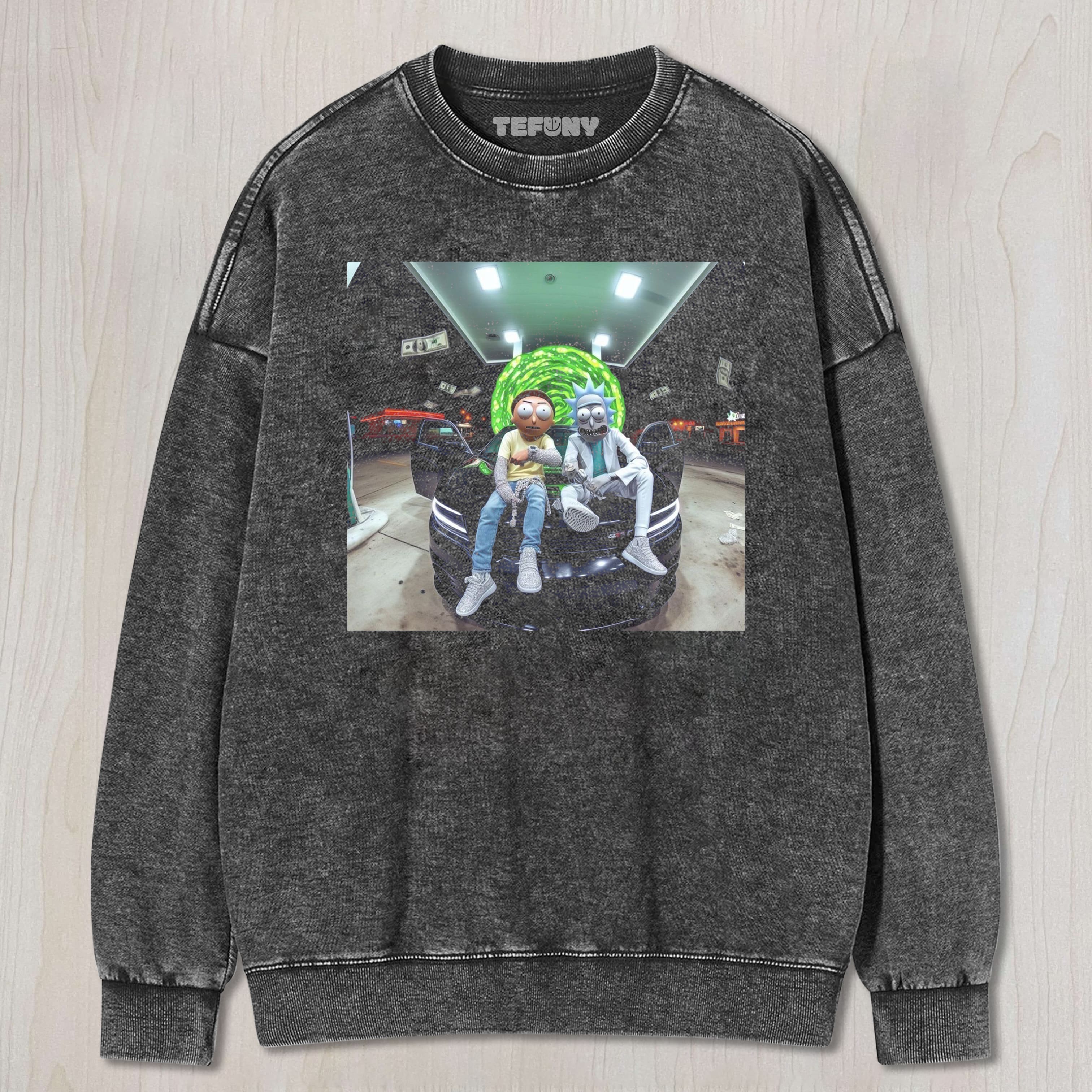 RICK AND MORTY UNISEX TEE, TANK TOP, LAYERED LS, SWEATSHIRT & HOODIE