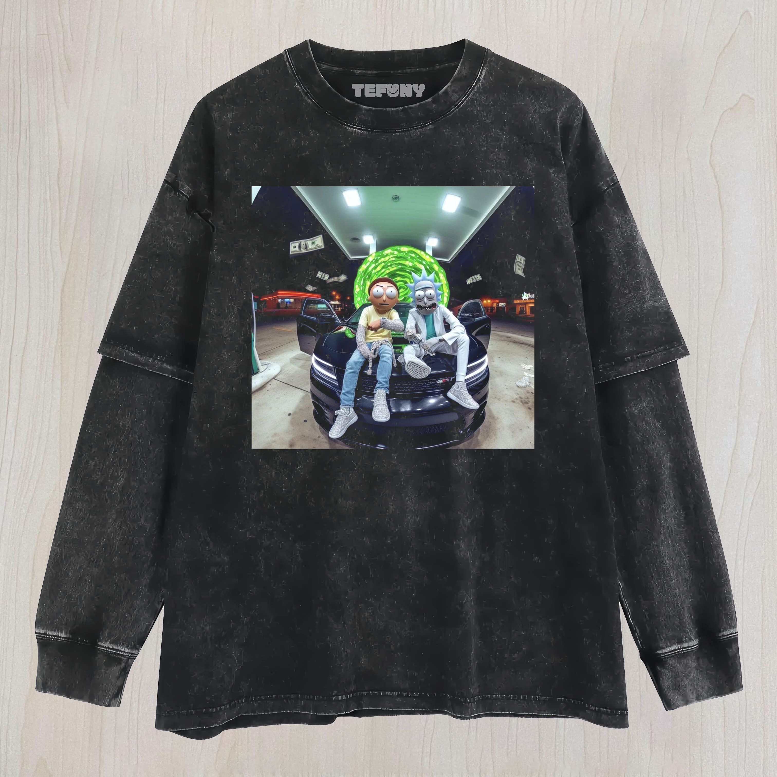 RICK AND MORTY UNISEX TEE, TANK TOP, LAYERED LS, SWEATSHIRT & HOODIE