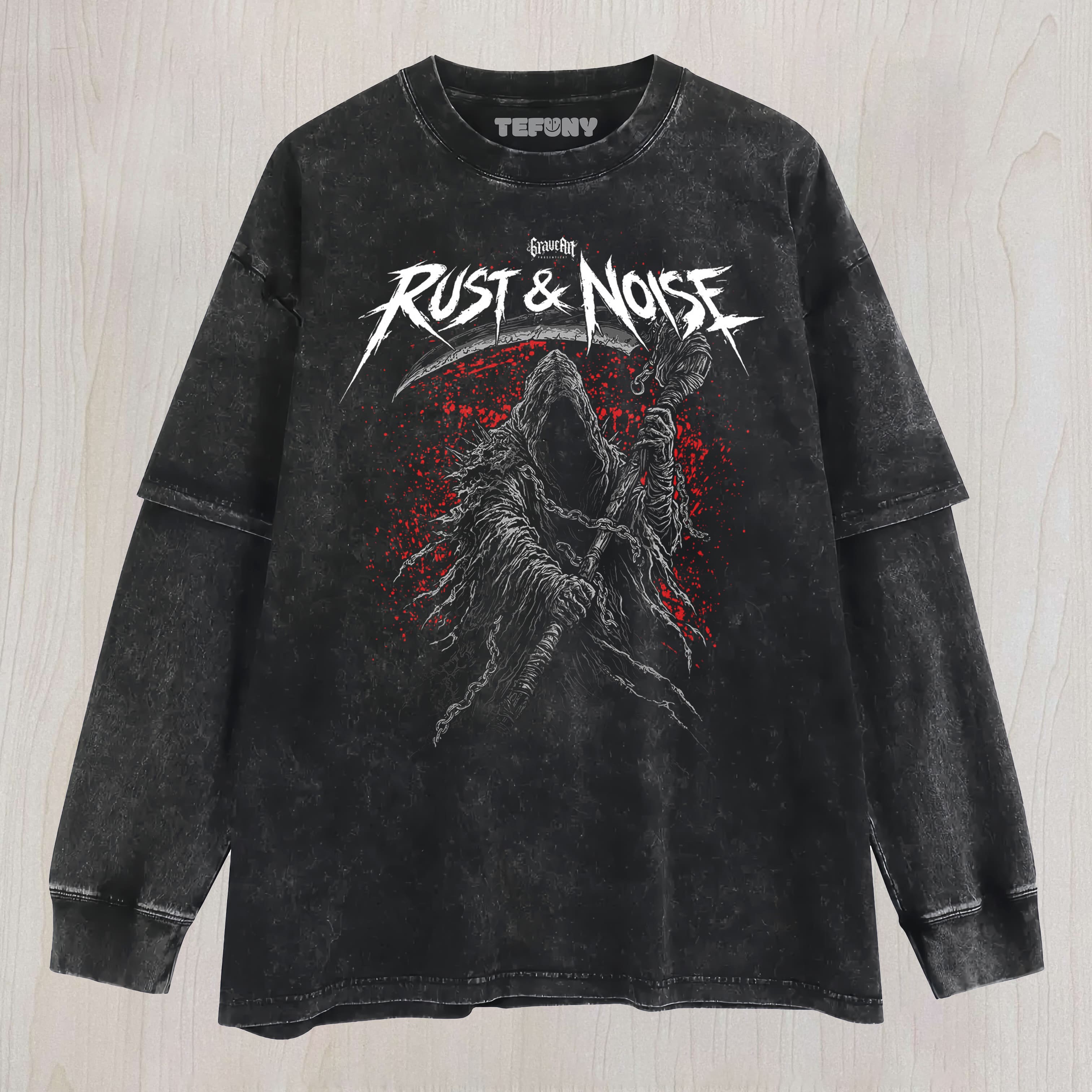 ROCK AND ROLL UNISEX TEE, TANK TOP, LAYERED LS, SWEATSHIRT & HOODIE