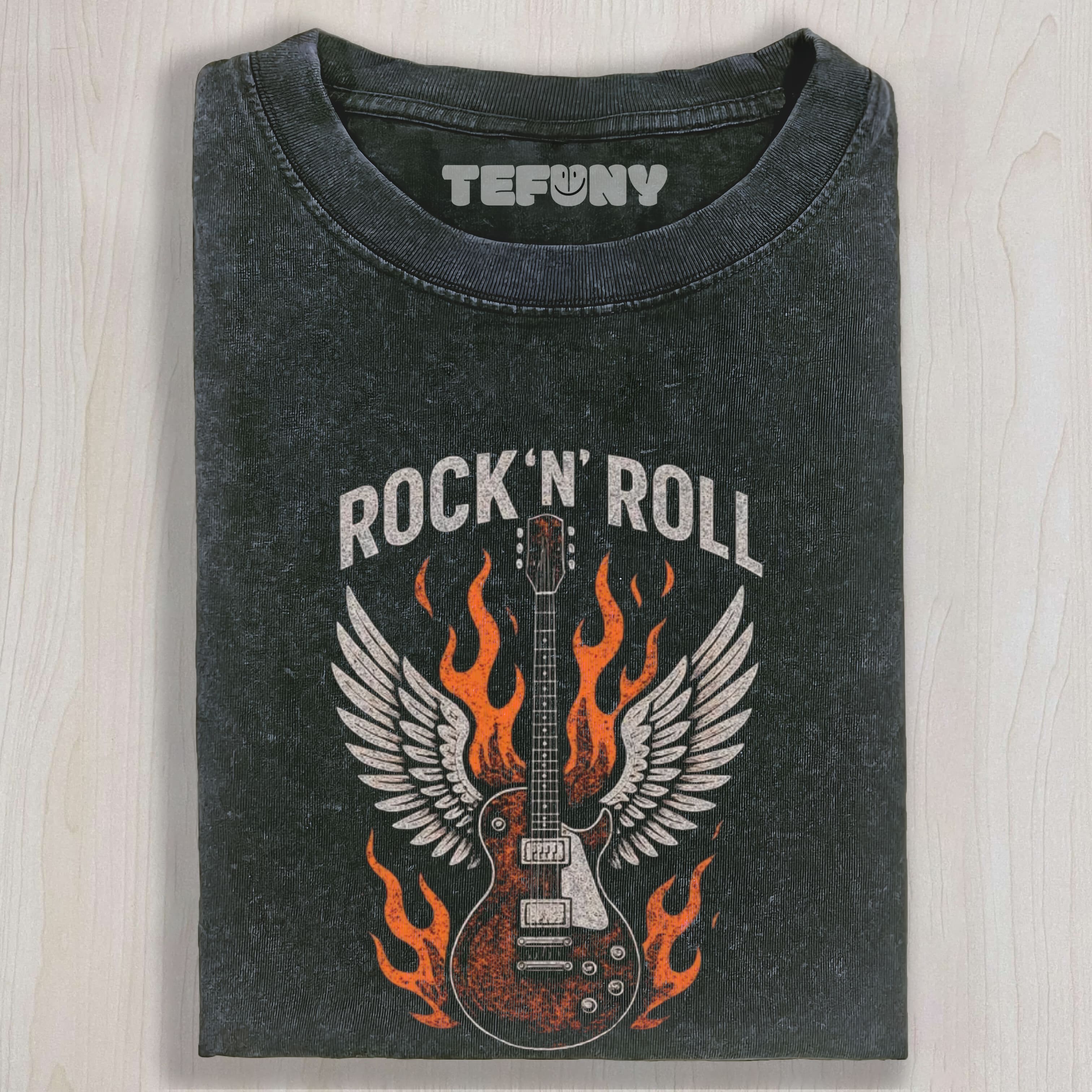 ROCK 'N' ROLL GUITAR WINGS COTTON TEE & SWEAT & HOOD