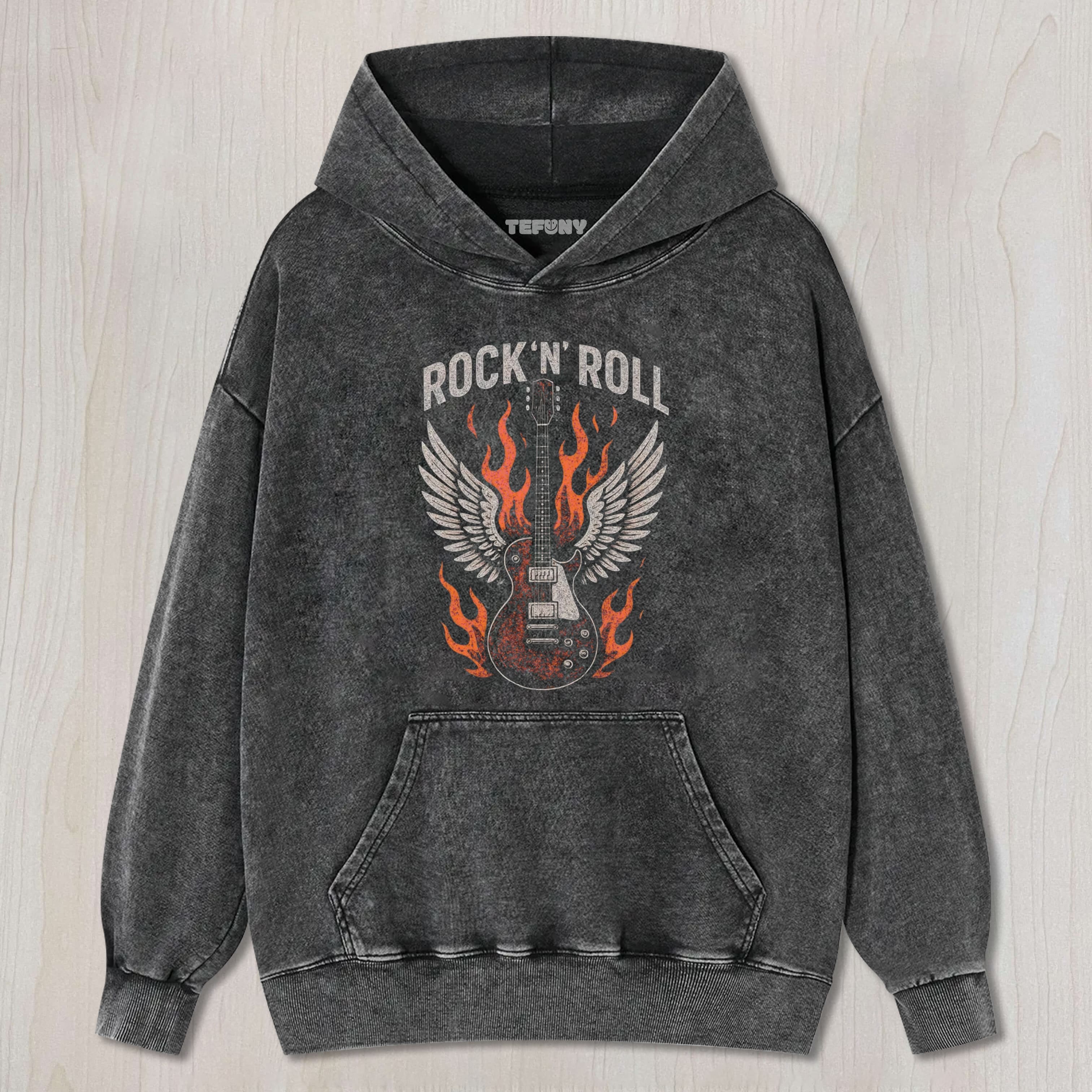 ROCK 'N' ROLL GUITAR WINGS COTTON TEE & SWEAT & HOOD