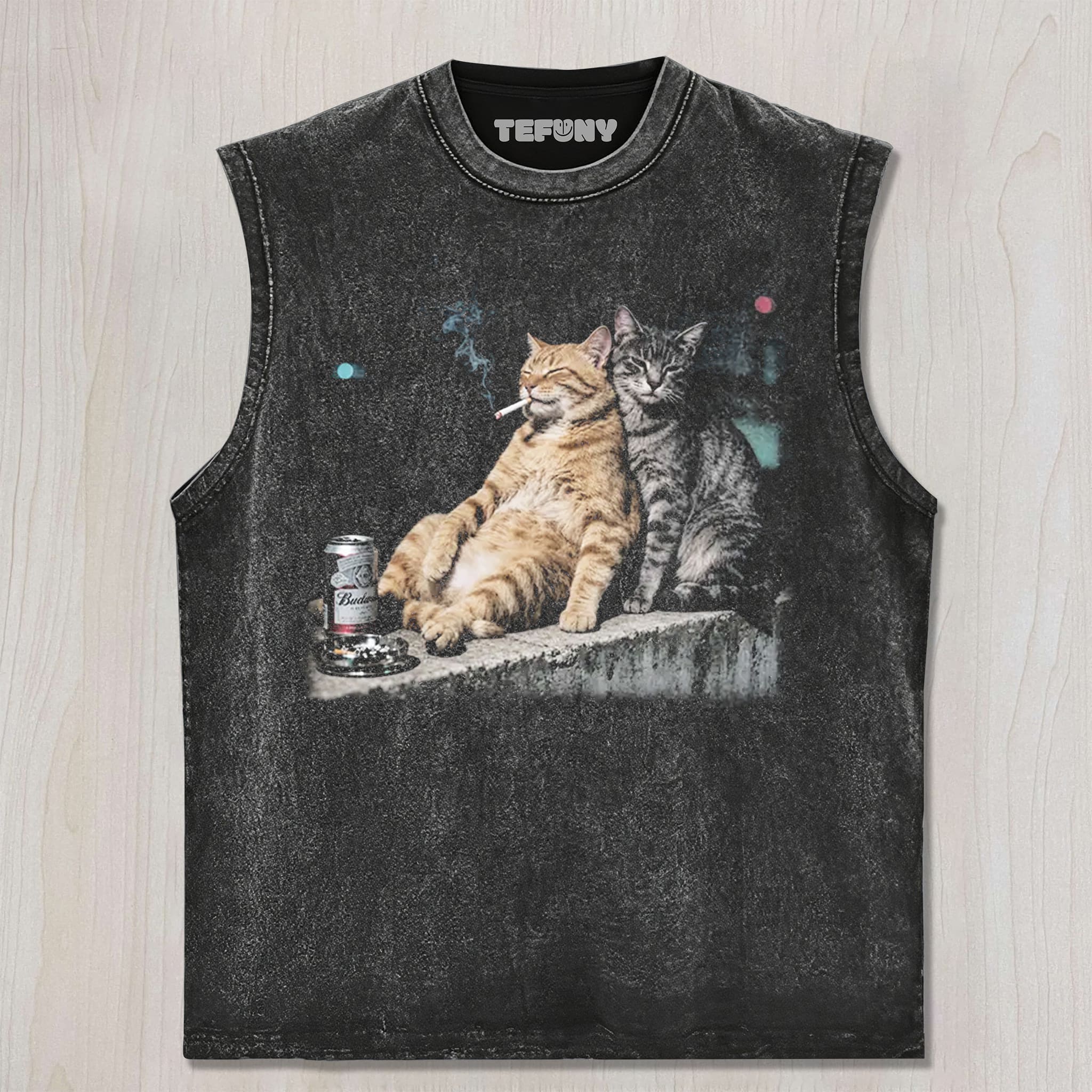 ROOFTOP CAT MEME UNISEX TEE, TANK TOP, LAYERED LS, SWEATSHIRT & HOODIE