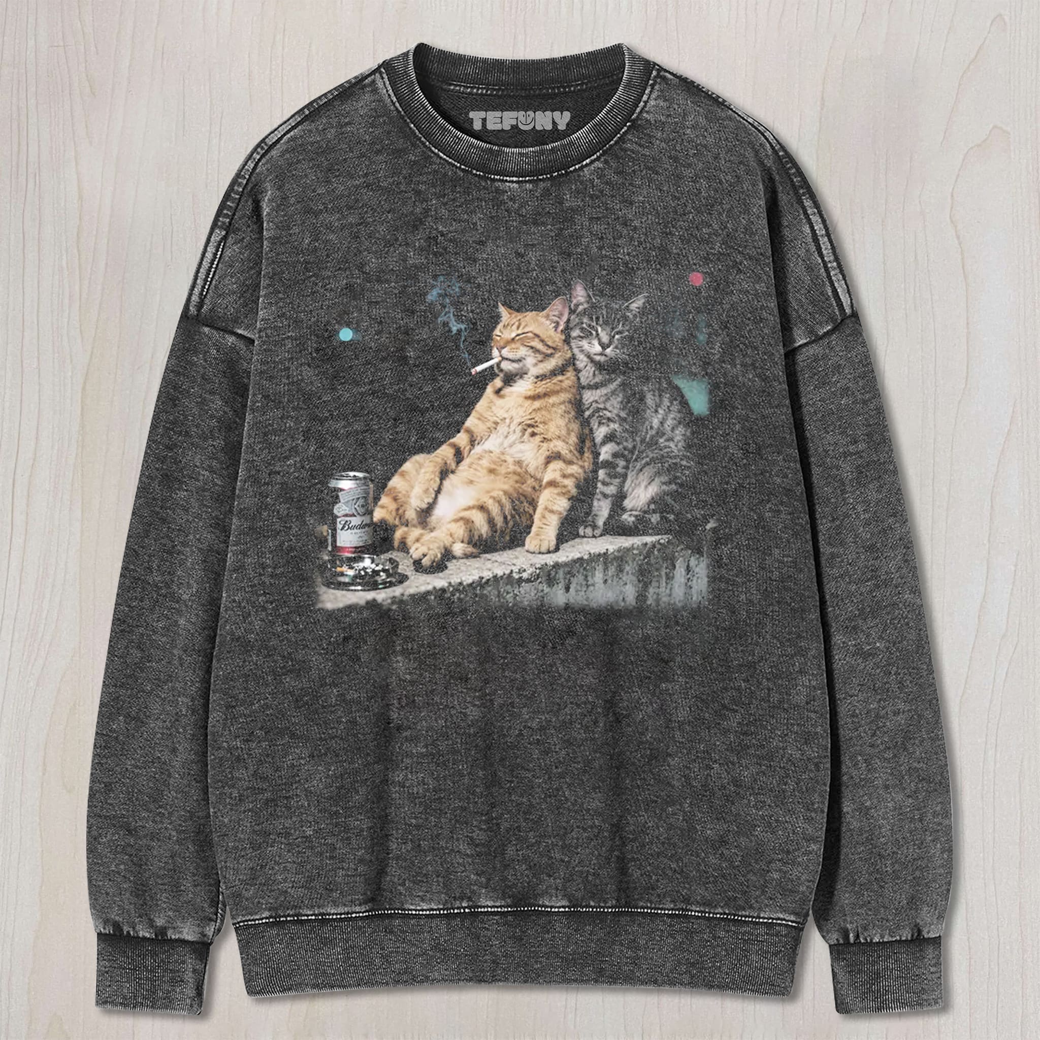 ROOFTOP CAT MEME UNISEX TEE, TANK TOP, LAYERED LS, SWEATSHIRT & HOODIE
