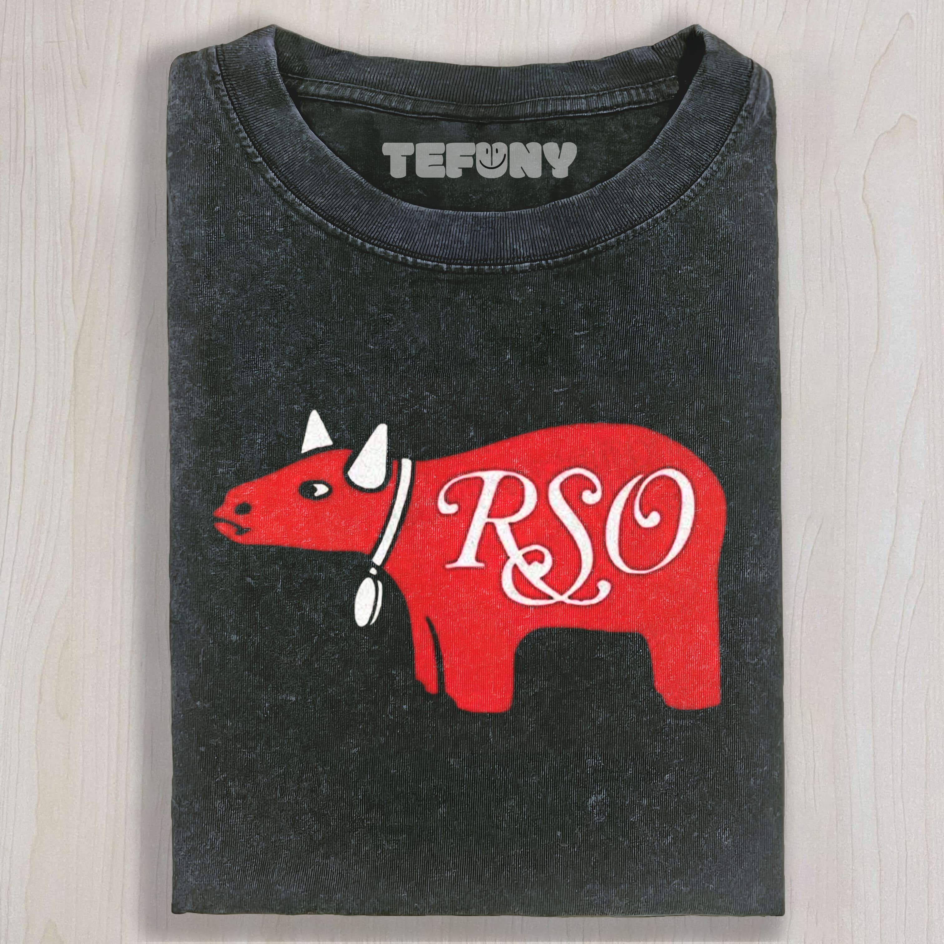 RSO RECORDS WASHED  UNISEX TEE, TANK TOP, LAYERED LS, SWEATSHIRT & HOODIE