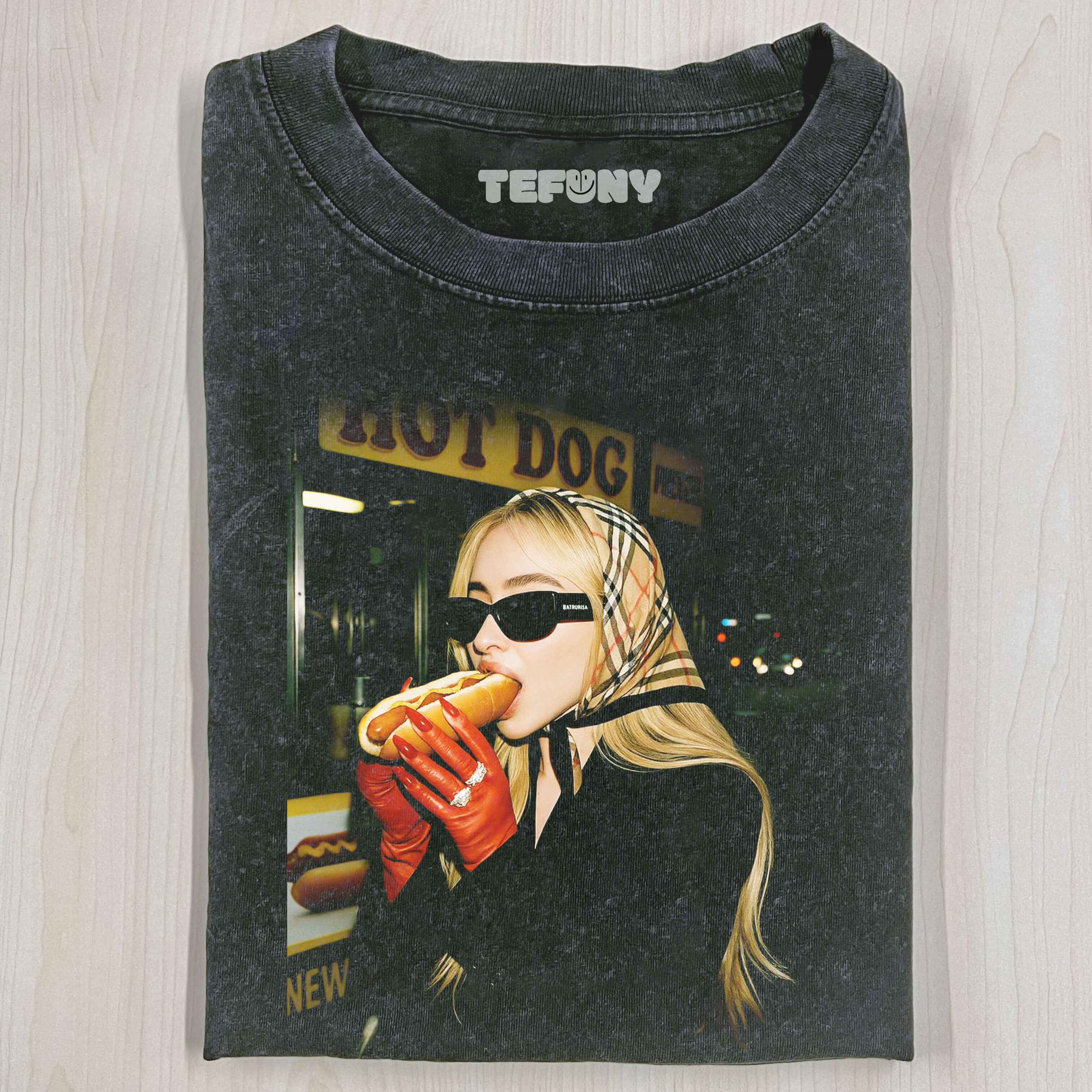 SABRINA CARPENTER EATING BREAD T-SHIRT