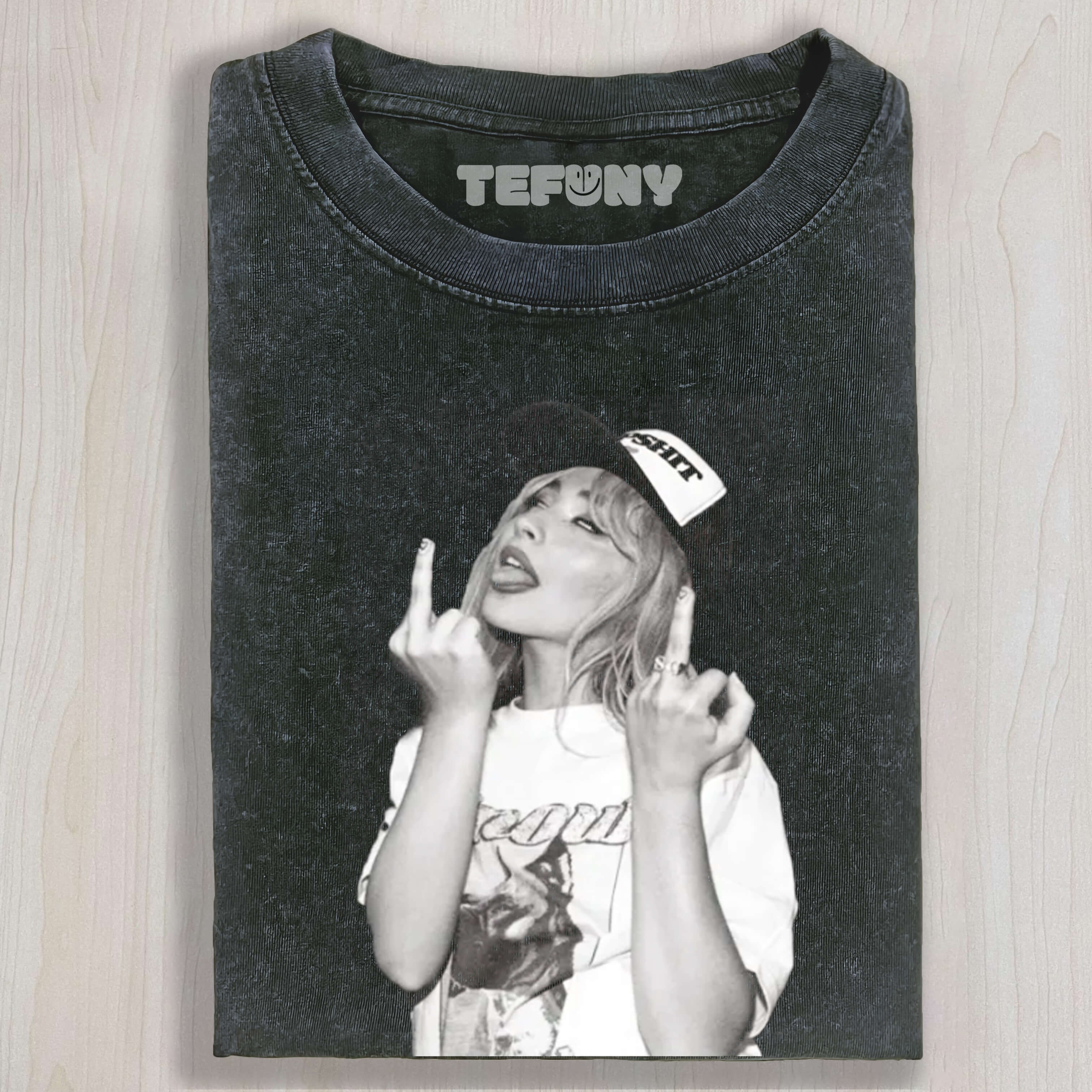 SABRINA CARPENTER GIVES THE MIDDLE FINGER TEE & SWEAT & HOOD