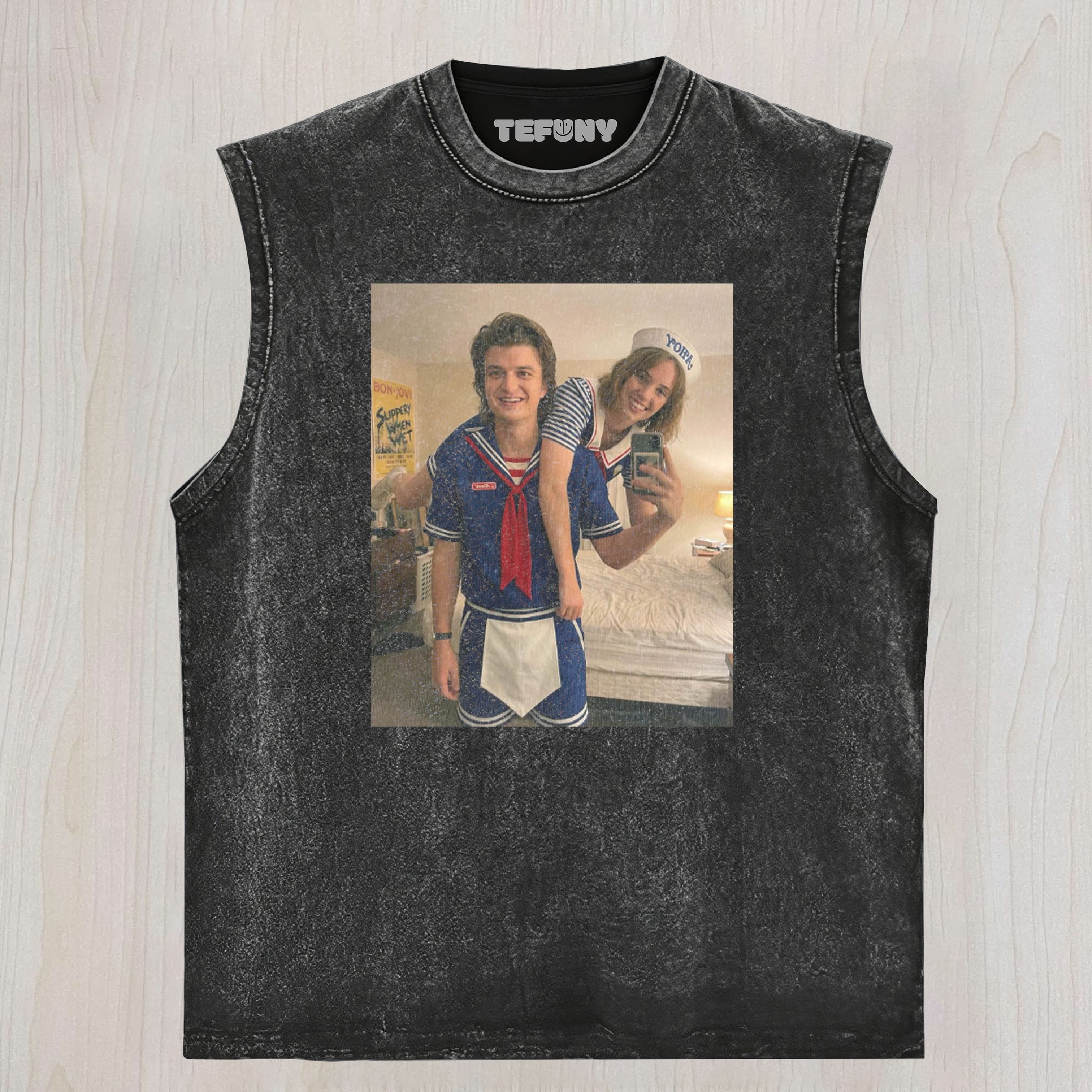 SAILOR SHOULDER RIDE UNISEX TEE, TANK TOP, LAYERED LS, SWEATSHIRT & HOODIE