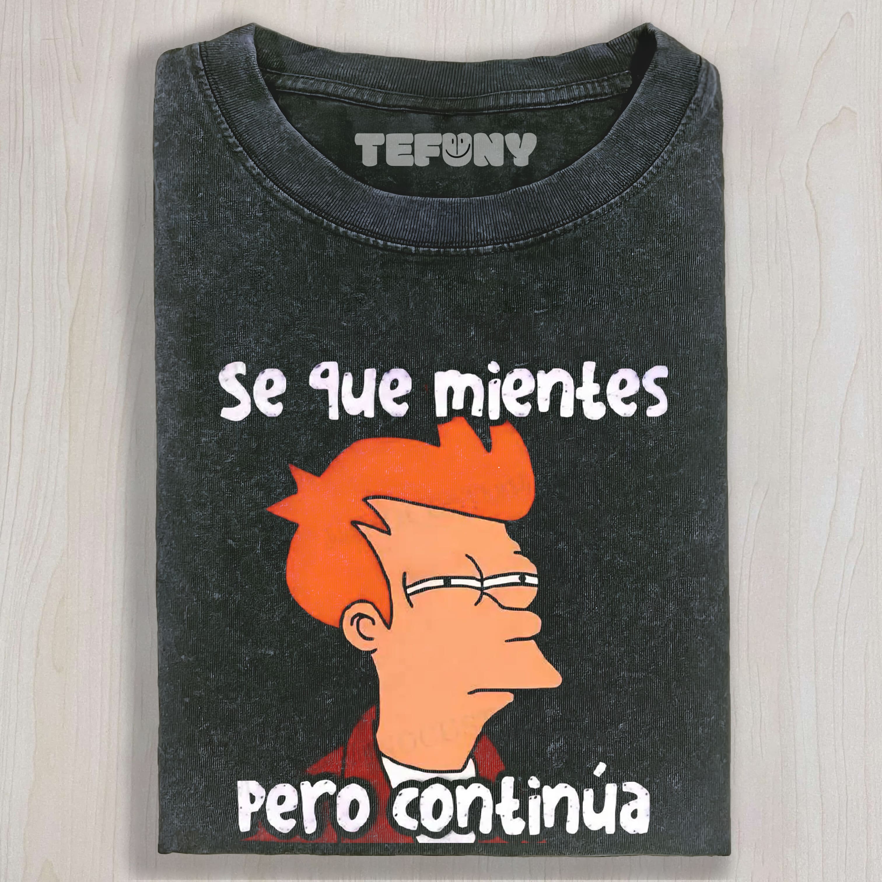 SARCASTIC SPANISH QUOTE CARTOON VINTAGE UNISEX TEE, TANK TOP, LAYERED LS, SWEATSHIRT & HOODIE