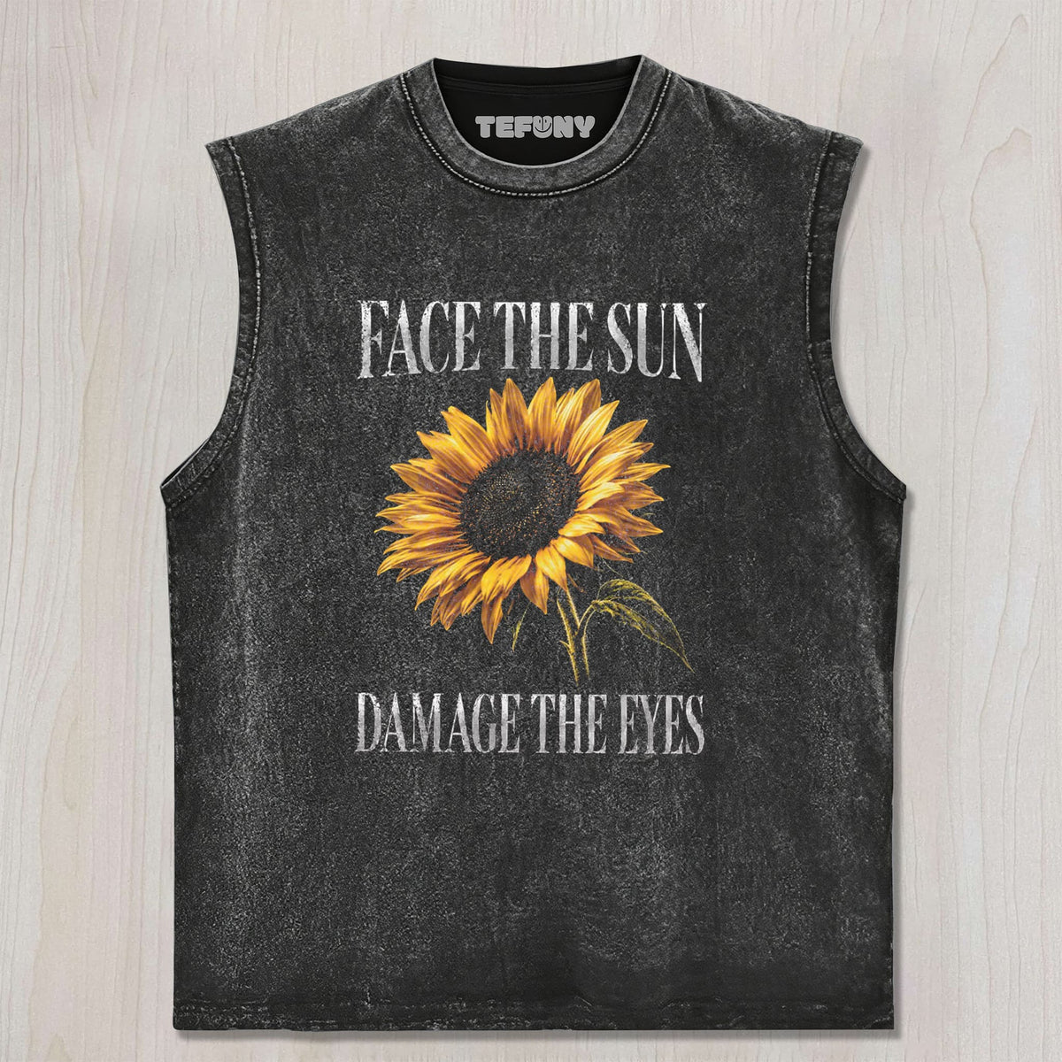 SARCASTIC SUNFLOWER T-SHIRT UNISEX TEE, TANK TOP, LAYERED LS, SWEATSHIRT & HOODIE