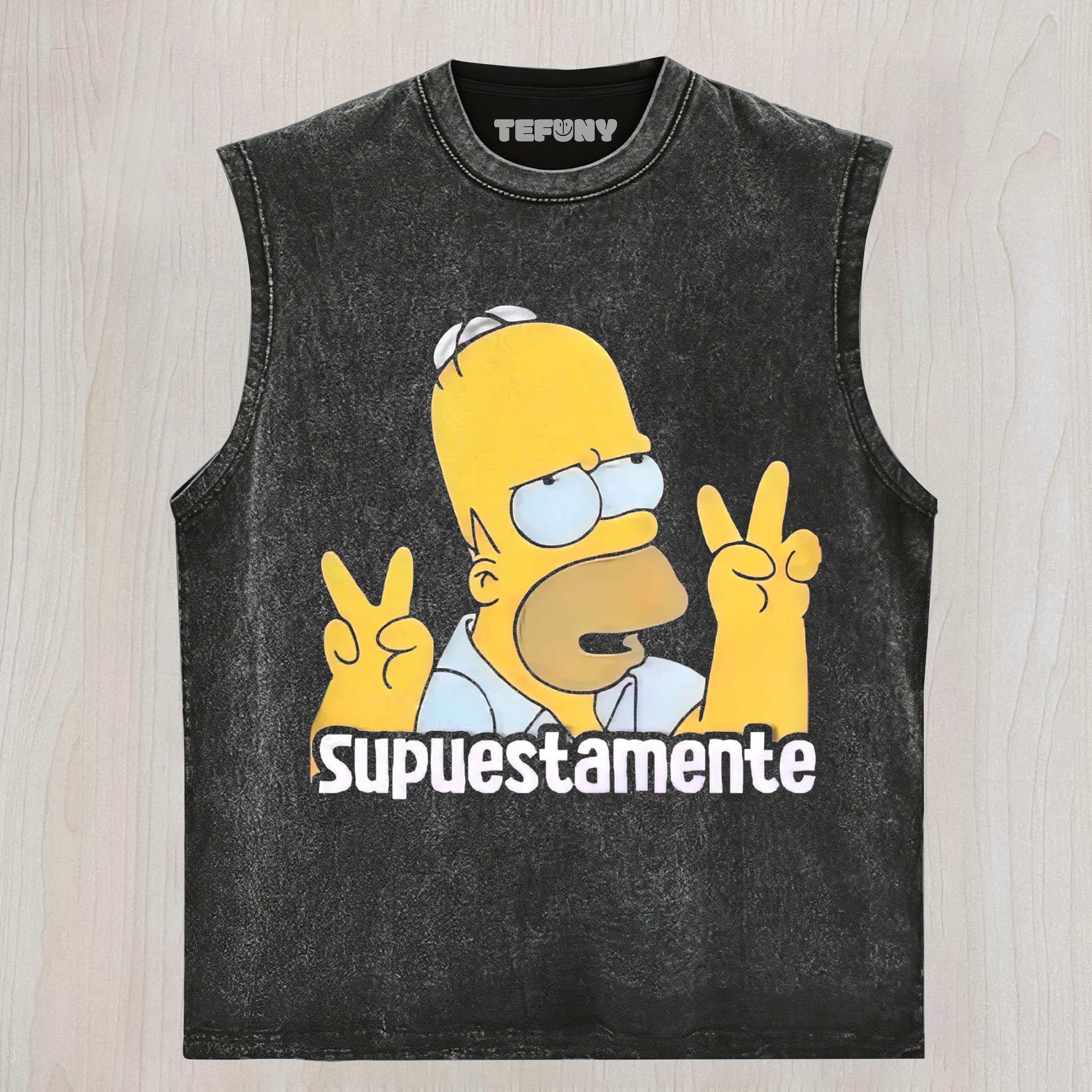 SARCASTIC CARTOON TANK TOP