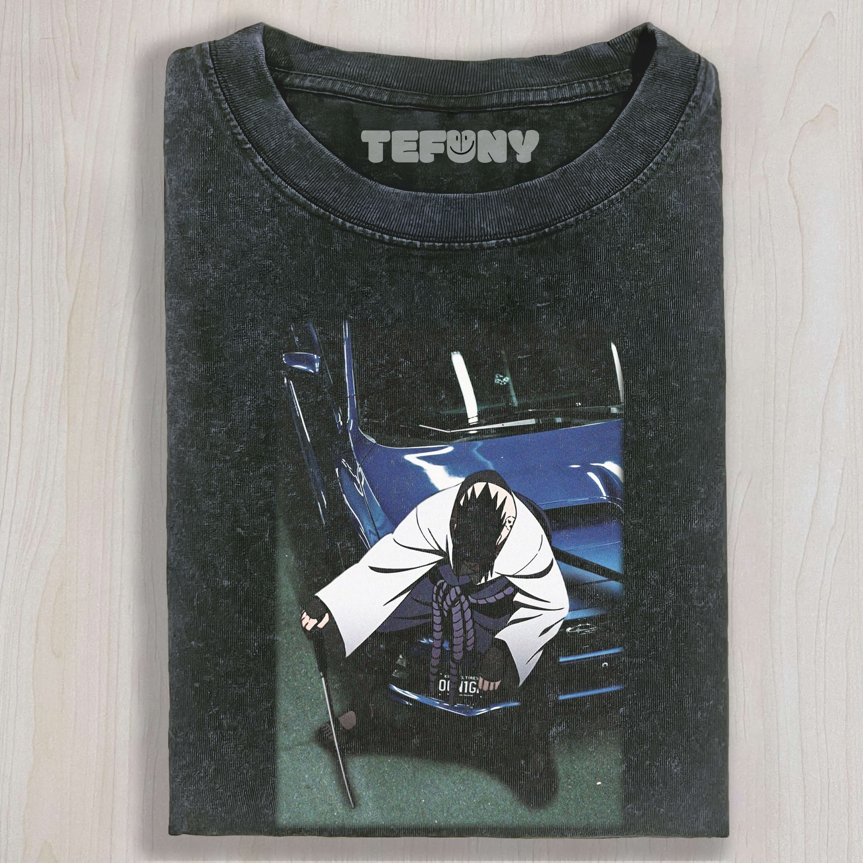 SASUKE SAT ON THE  CAR TEE & SWEAT & HOOD