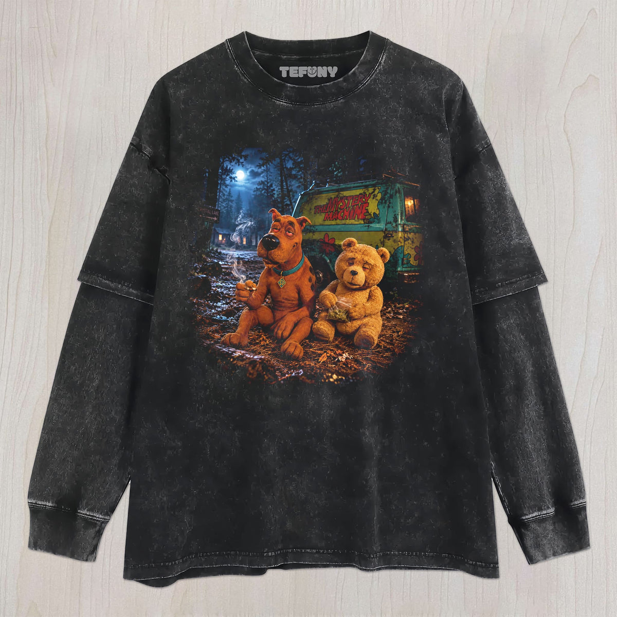 SCOOBY-DOO & TED UNISEX TEE, TANK TOP, LAYERED LS, SWEATSHIRT & HOODIE