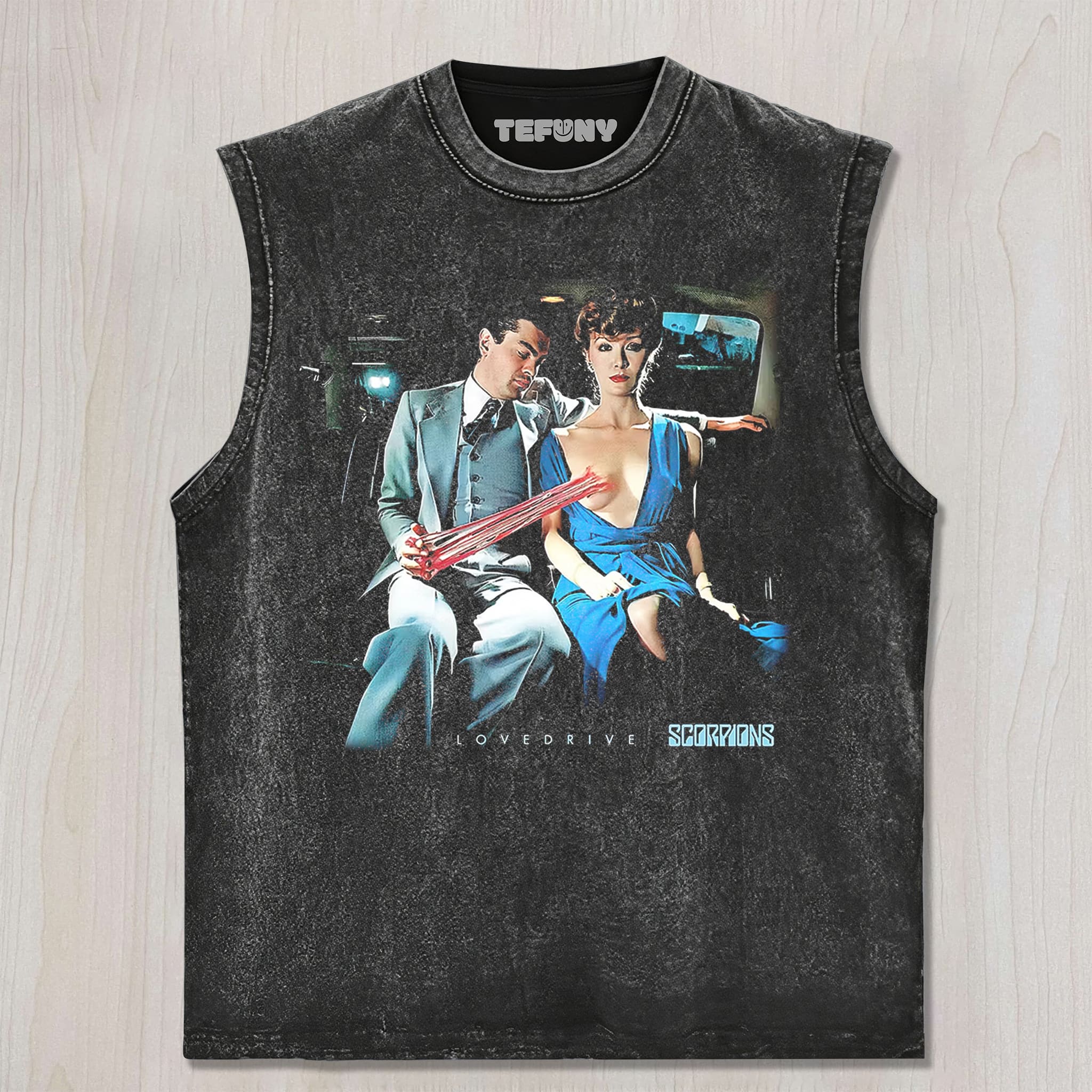 SCORPIONS & LOVEDRIVE 1979 UNISEX TEE, TANK TOP, LAYERED LS, SWEATSHIRT & HOODIE