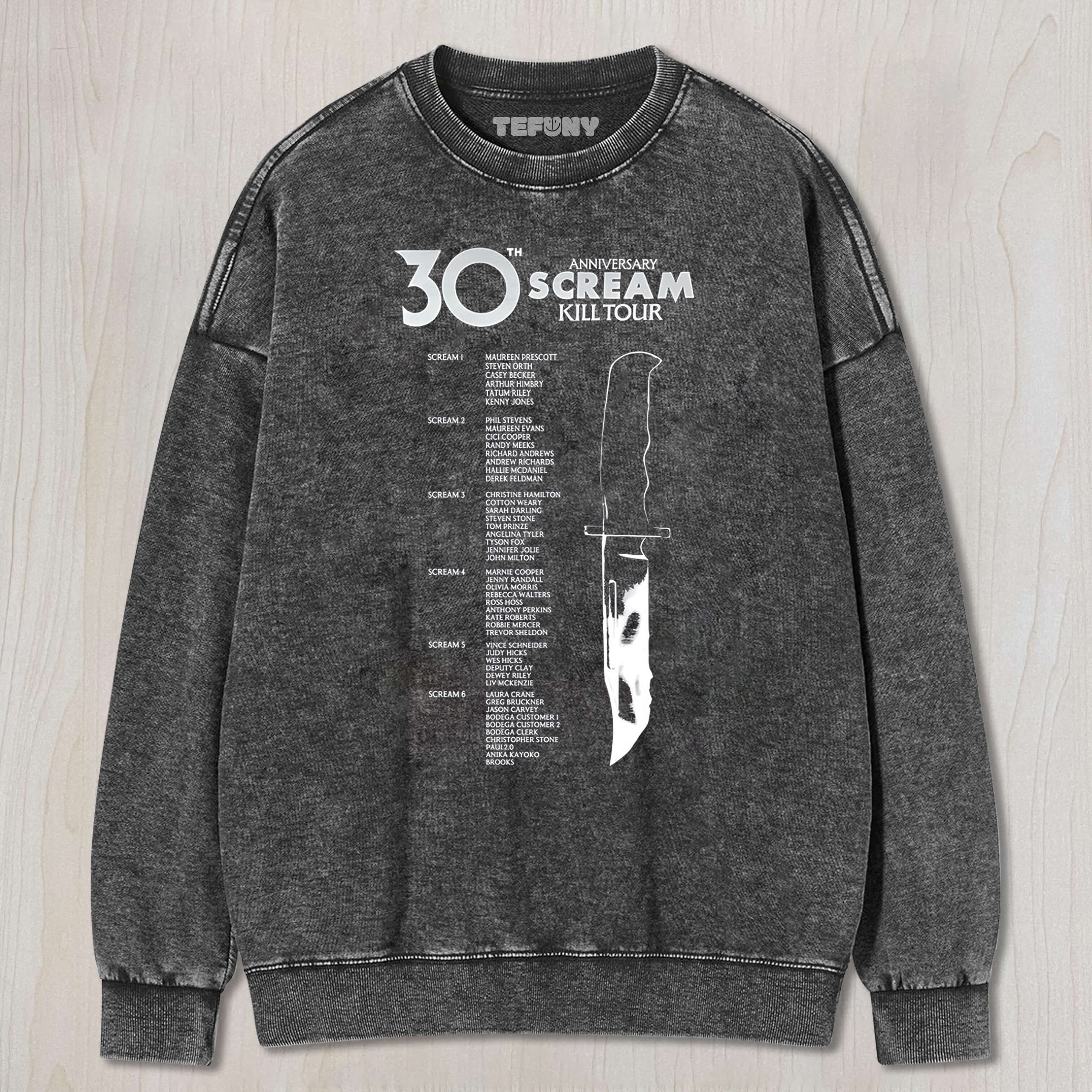 SCREAM 30TH ANNIVERSARY KILL TOUR - ONE SIDE TEE & SWEAT & HOOD